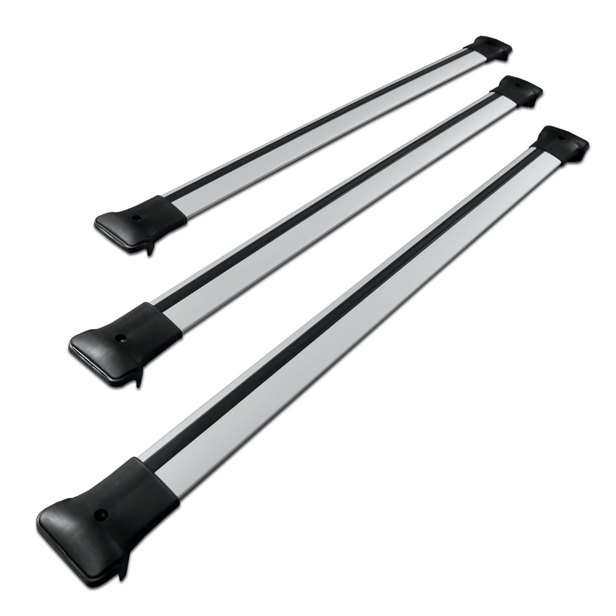Bagażnik dachowy Elegance V1 — Srebrny, Aluminium, Matowe