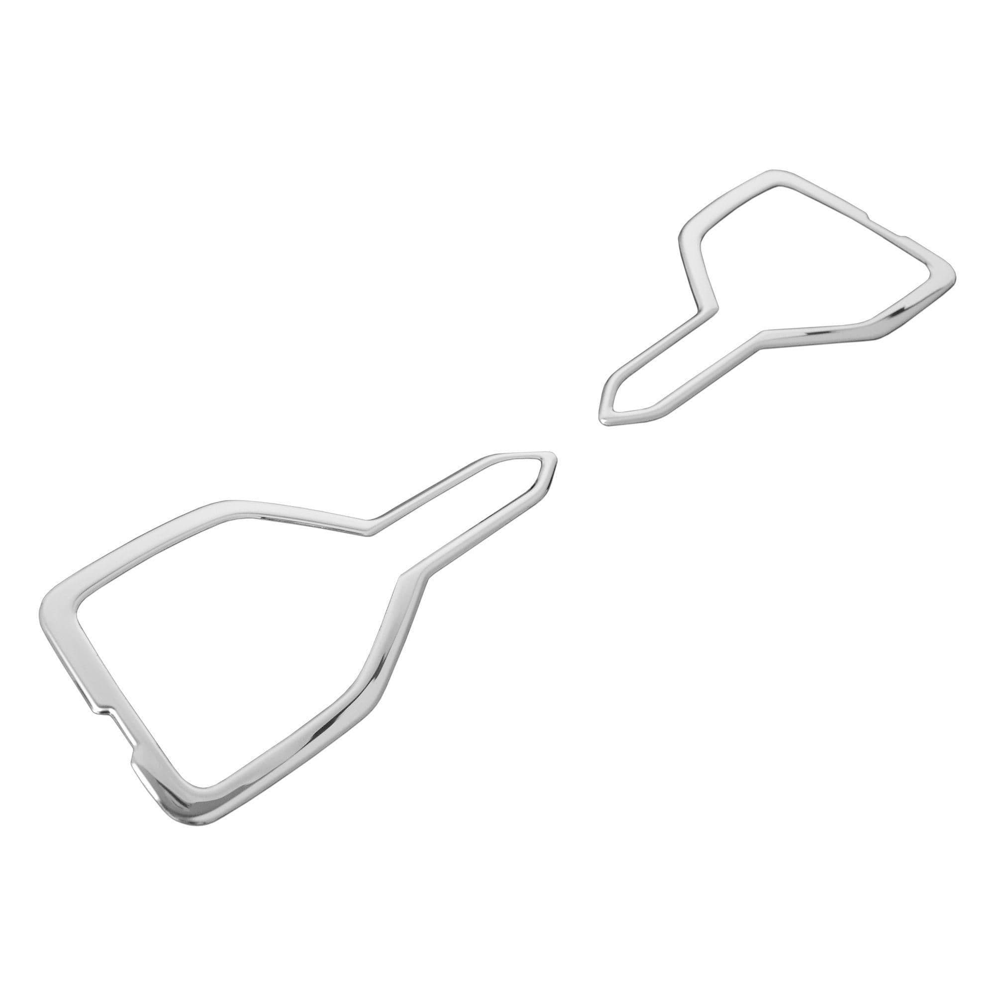 Fog light frames — Chrome, Stainless steel, Polished