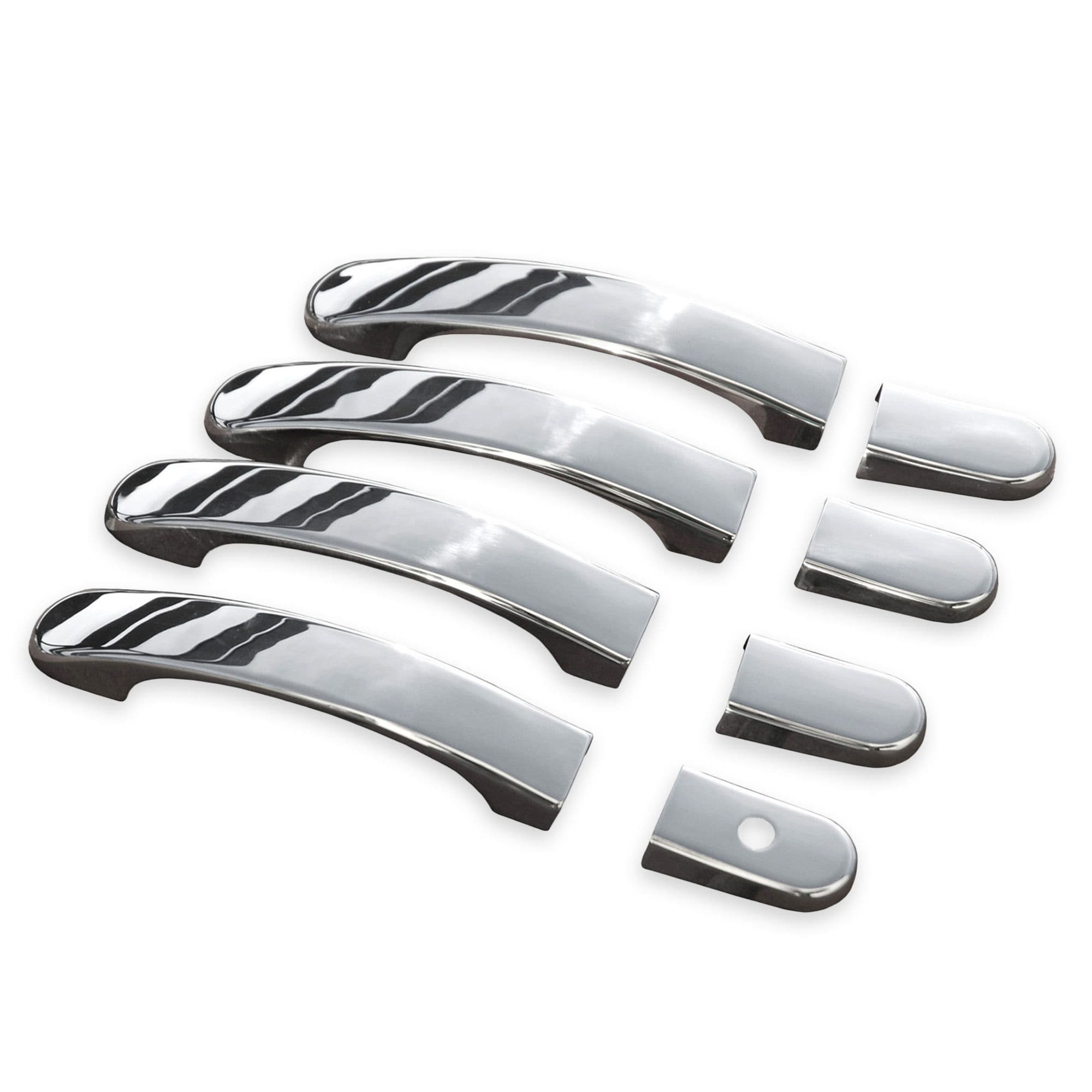 Handle covers — Chrome, Stainless steel, Polished