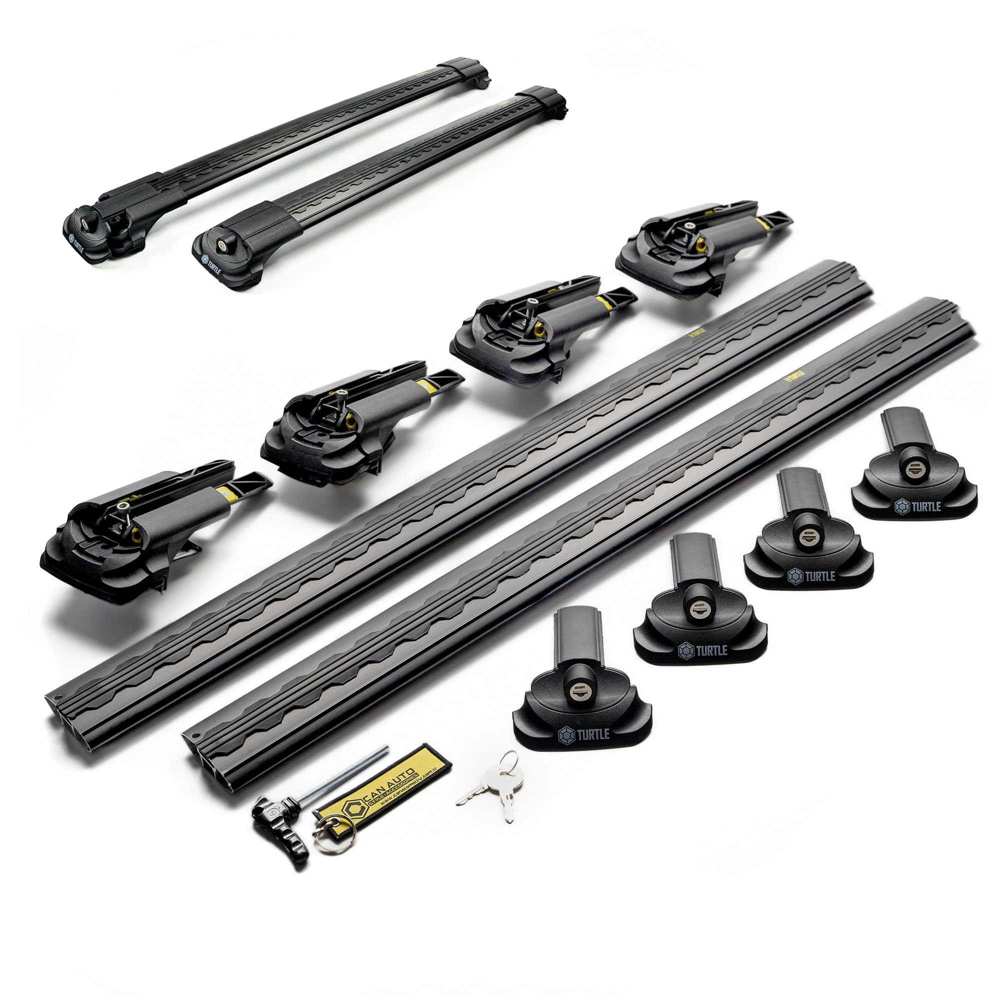 Dachgepäckträger AIR-1 — Schwarz, Aluminium | Kunststoff, Lackiert