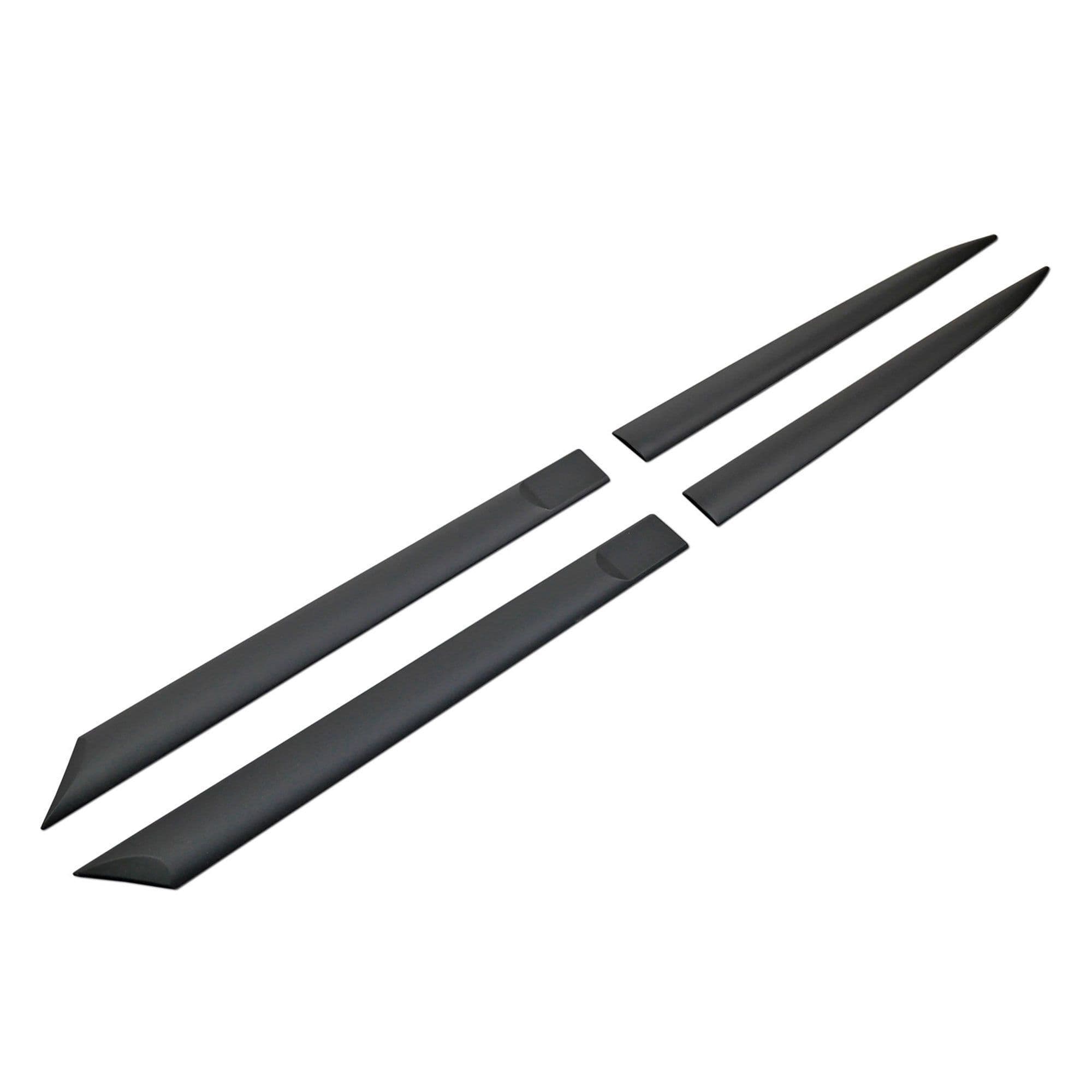 Side door trims — Black, Polyurethane composite PU, Matte