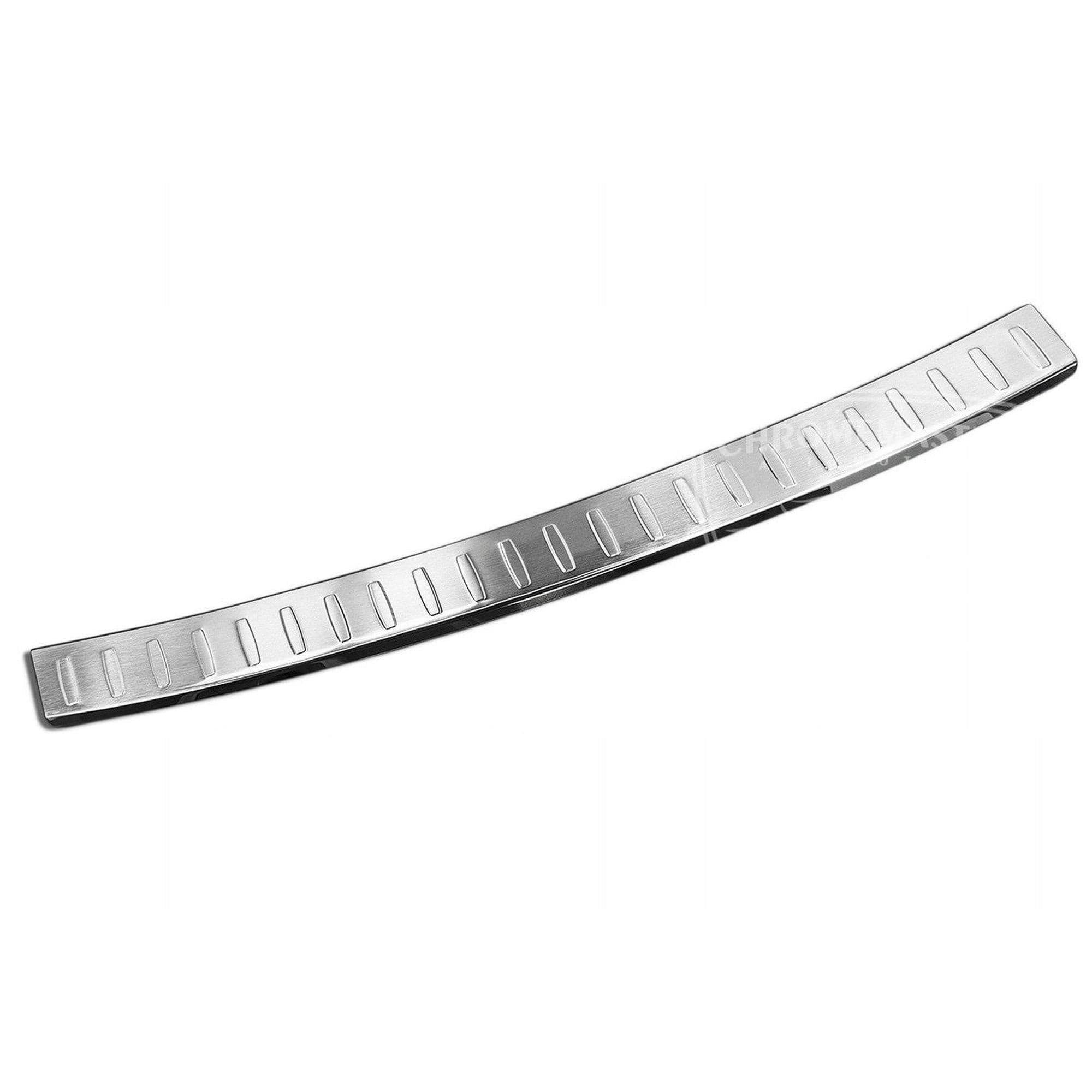 Rear bumper trim — Silver, Stainless steel, Brushed