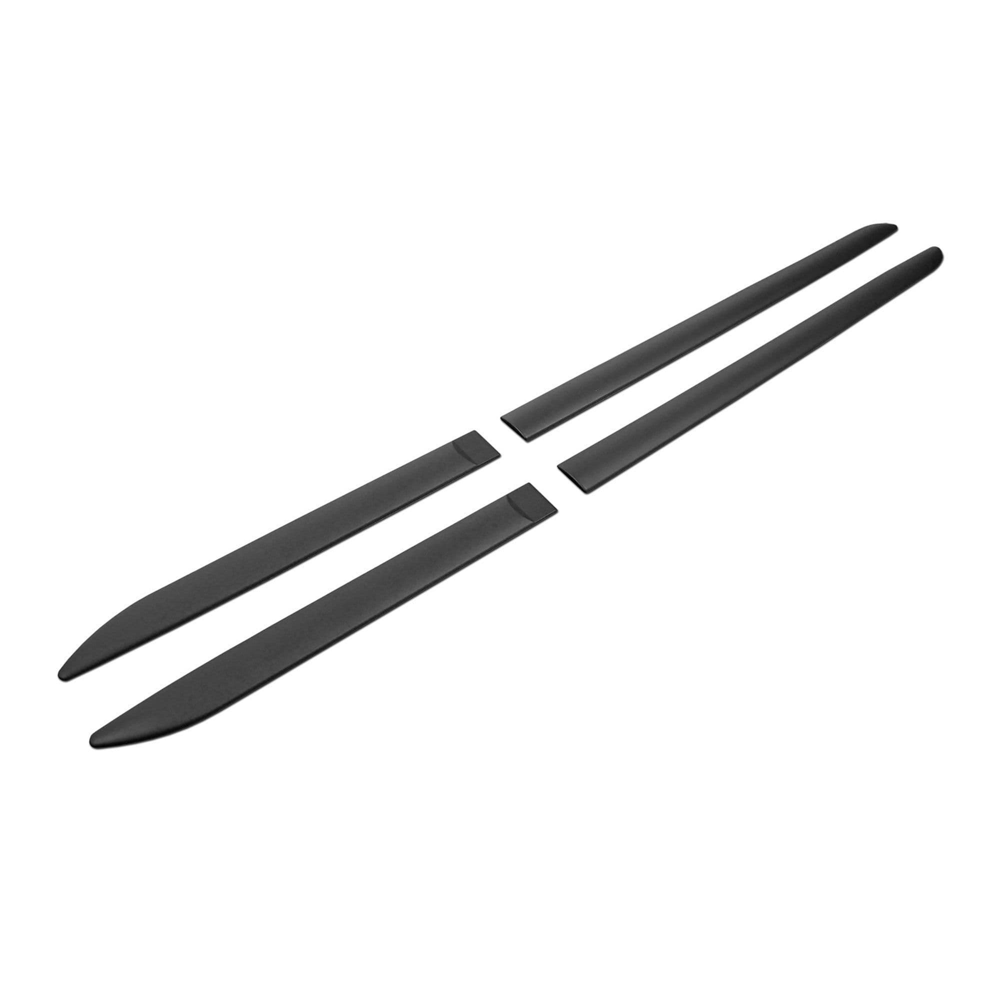 Side door trims — Black, Polyurethane composite PU, Matte