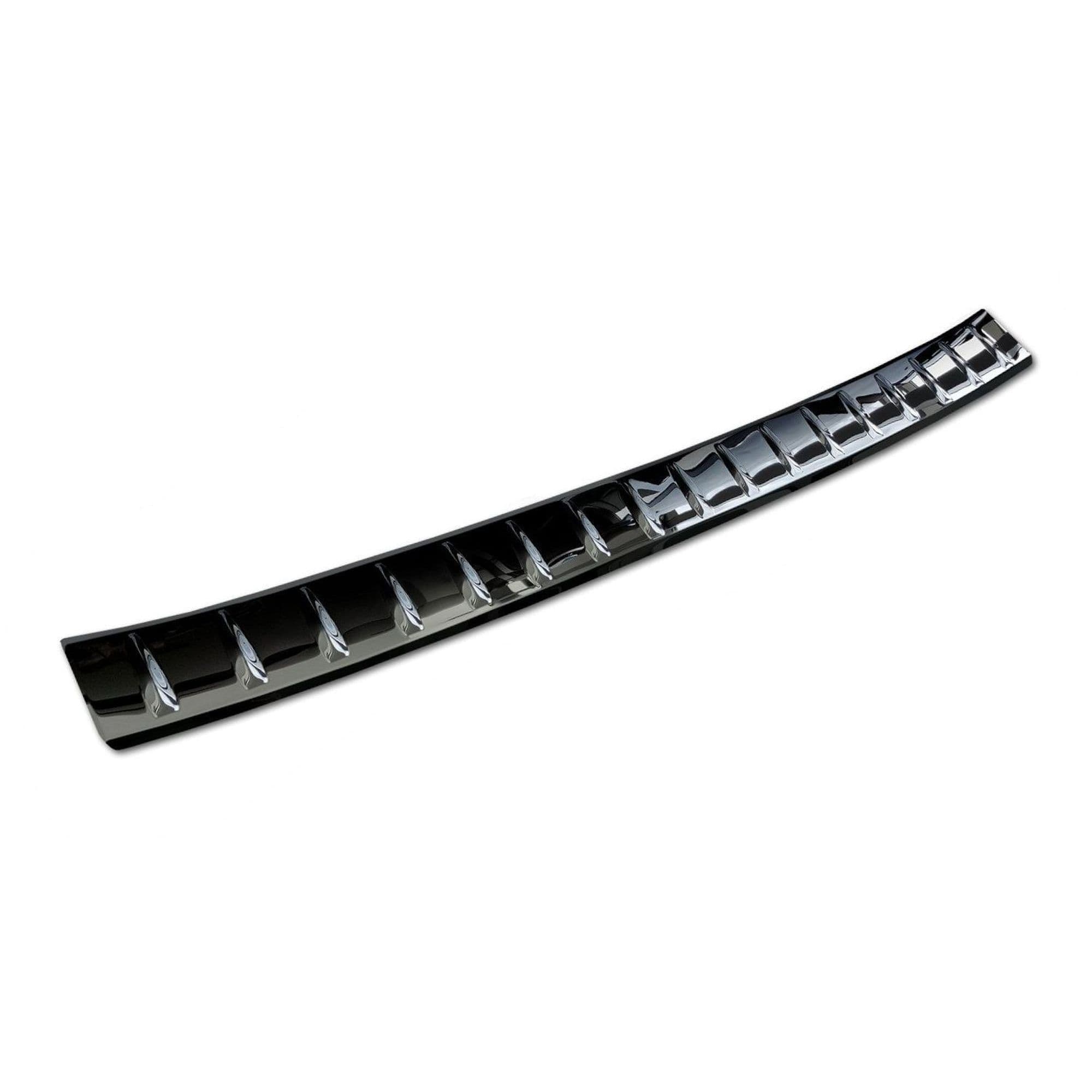 Rear bumper trim — Black chrome, Stainless steel, Polished