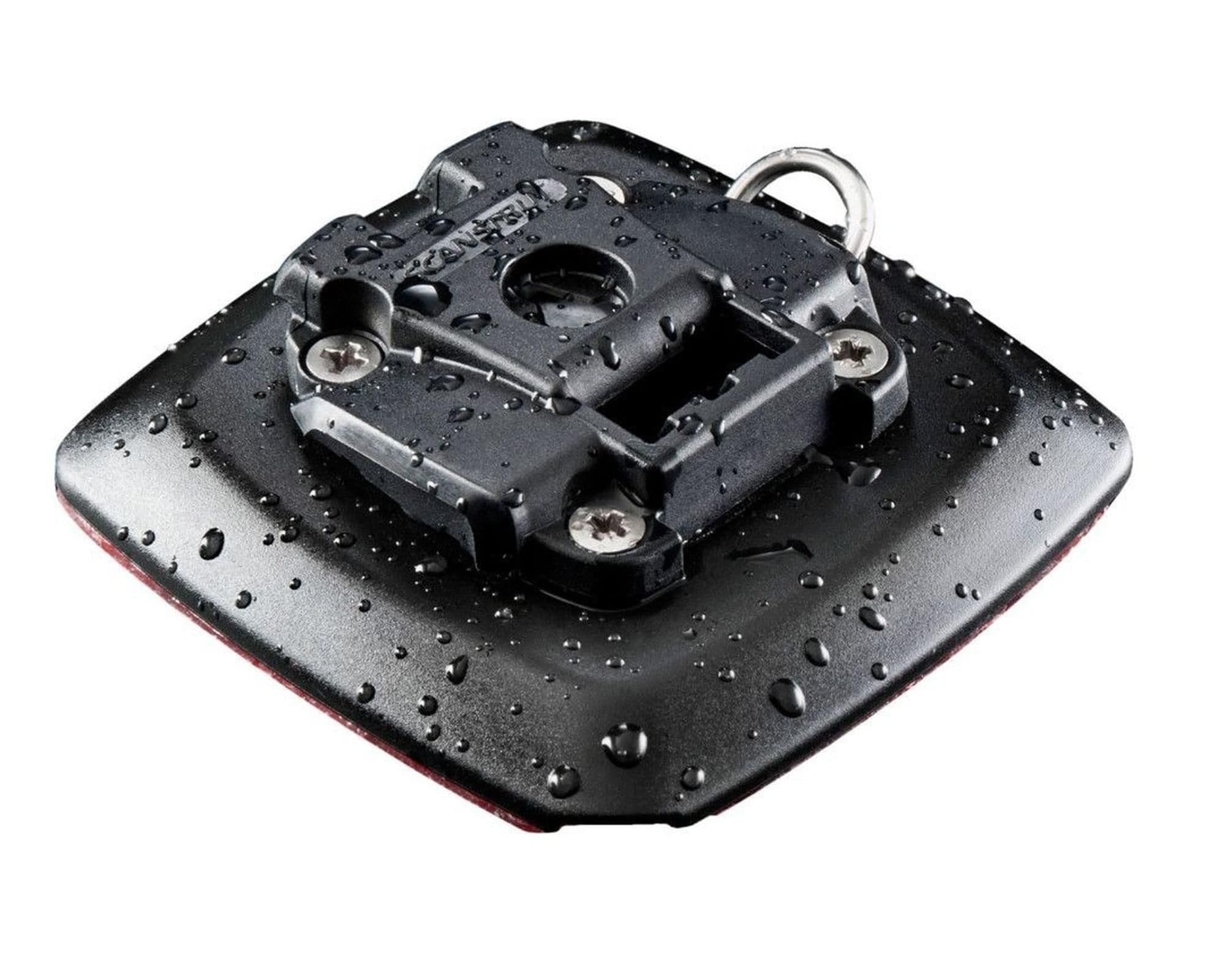 Self-adhesive universal electronic mounting bracket ROKK Mini — Black, Plastic, Matte