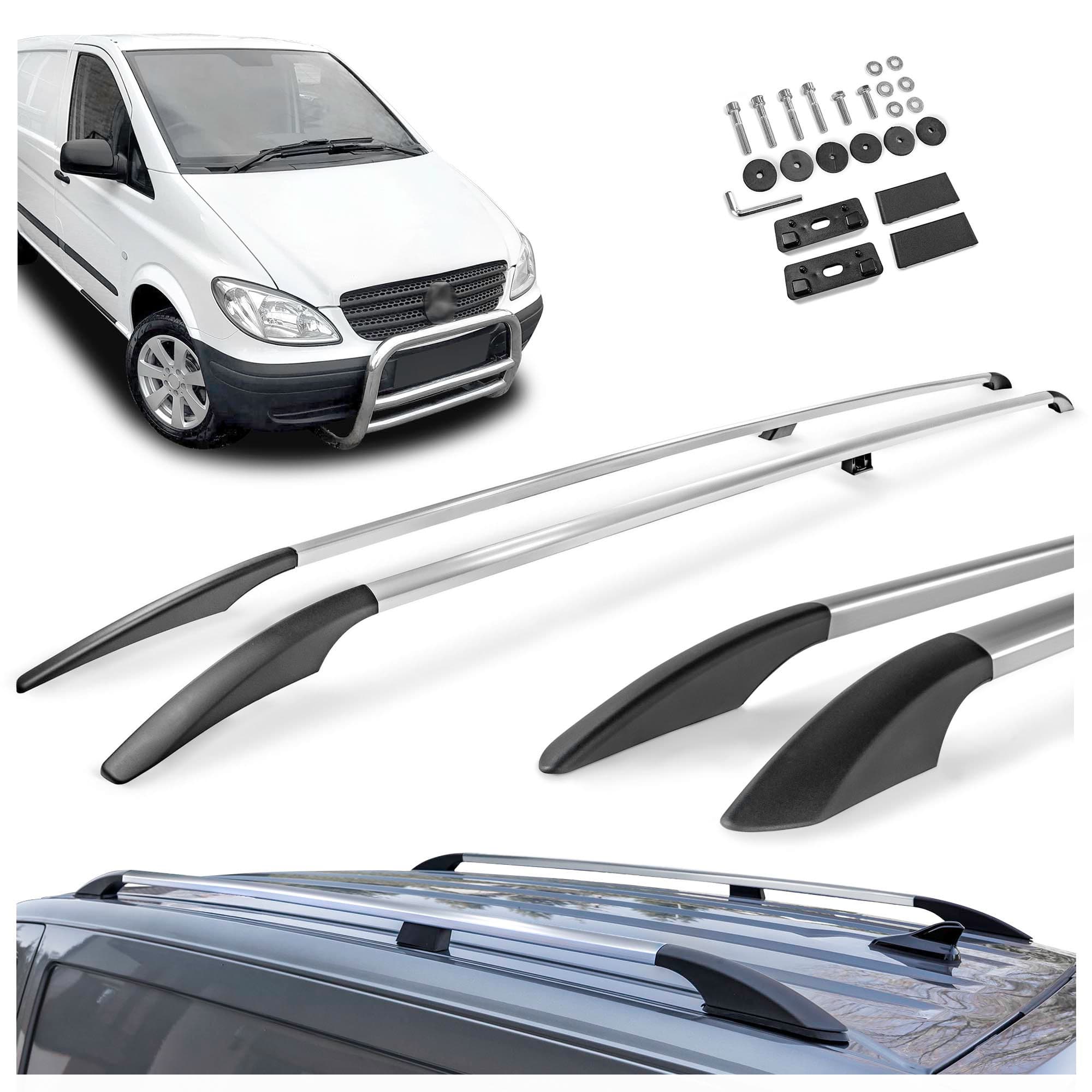 Roof rails Solid — Chrome, Aluminum | Plastic, Polished