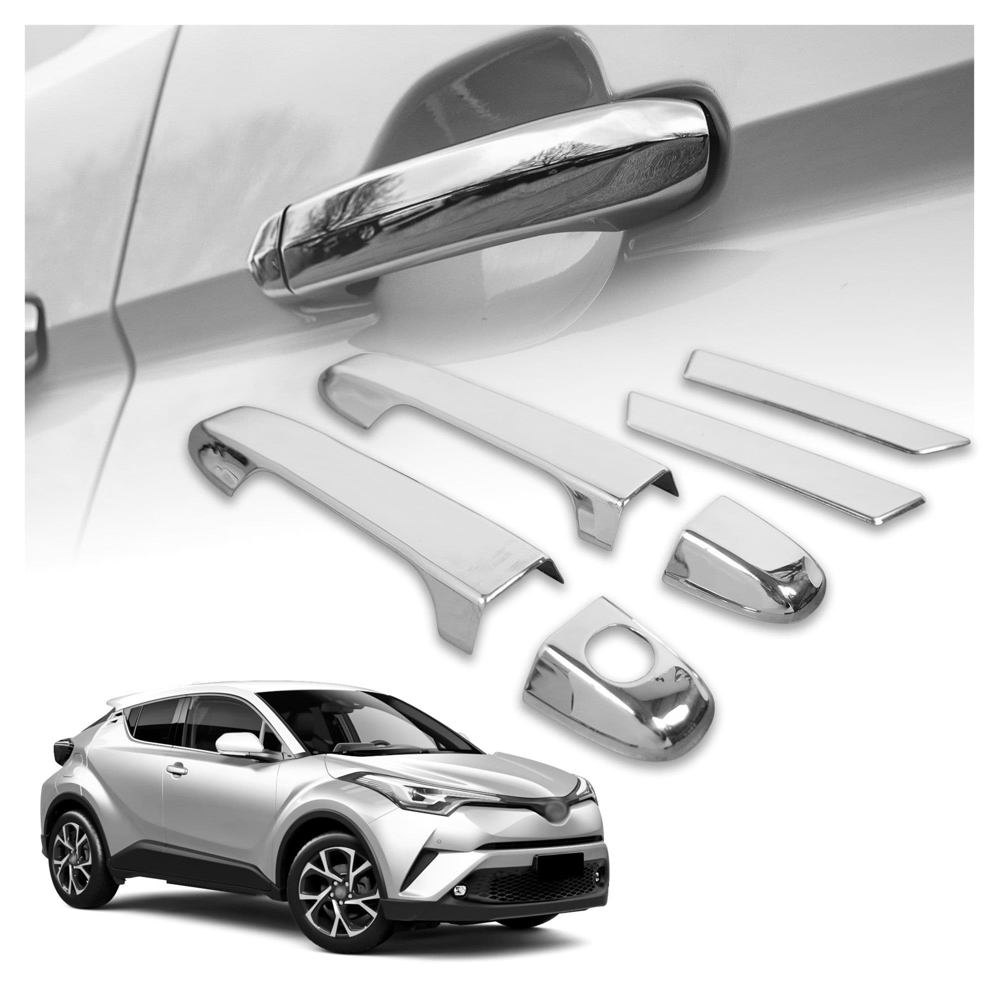 Handle covers — Chrome, Stainless steel, Polished