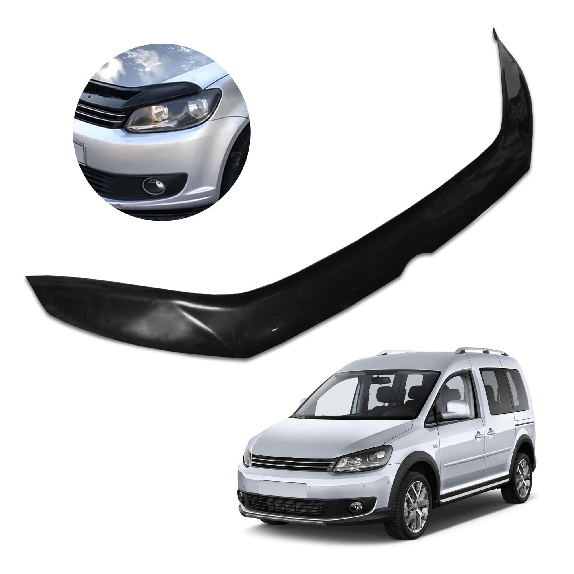 Bonnet guard — Black, ABS plastic, Shiny