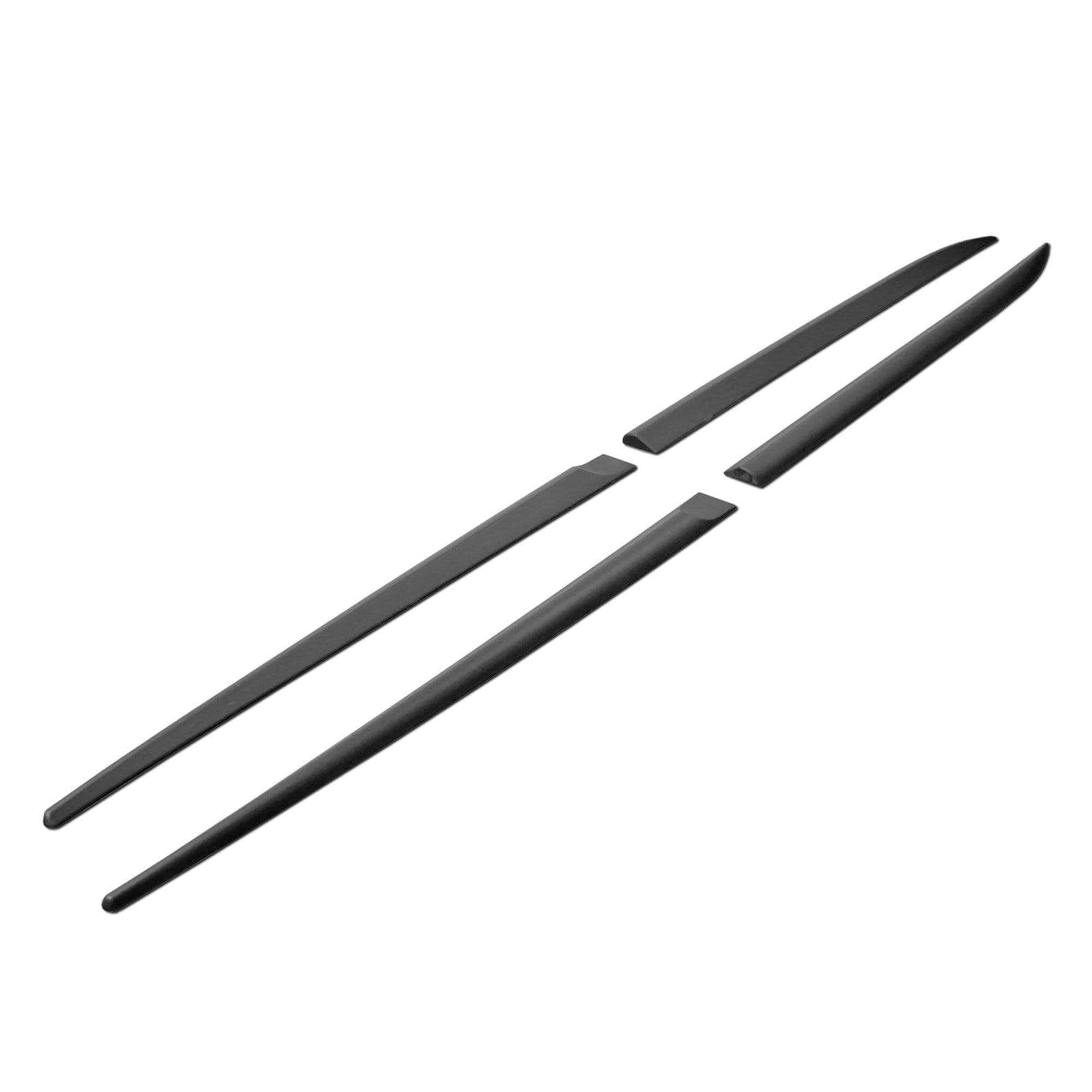 Side door trims — Black, Polyurethane composite PU, Matte