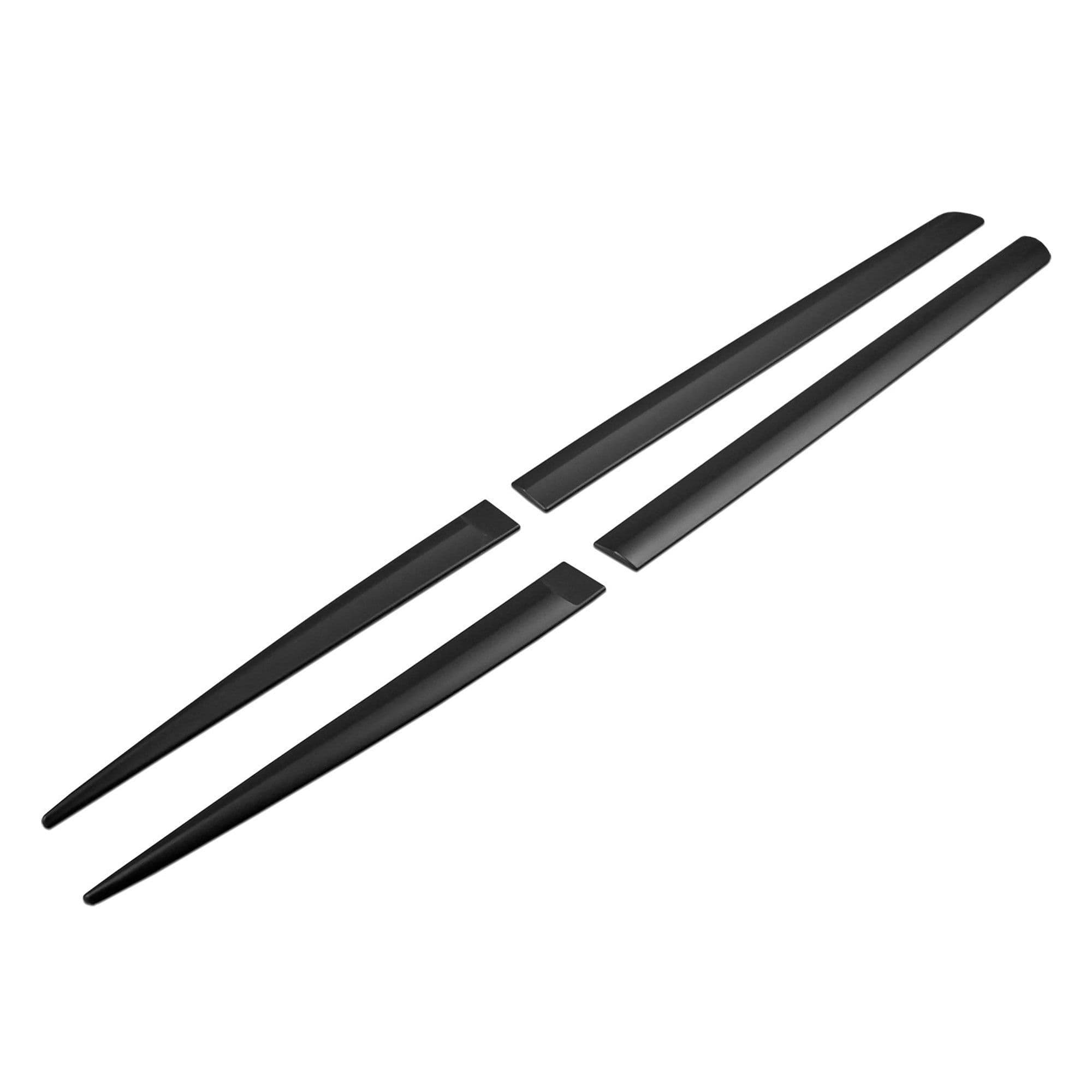 Side door trims — Black, Polyurethane composite PU, Matte