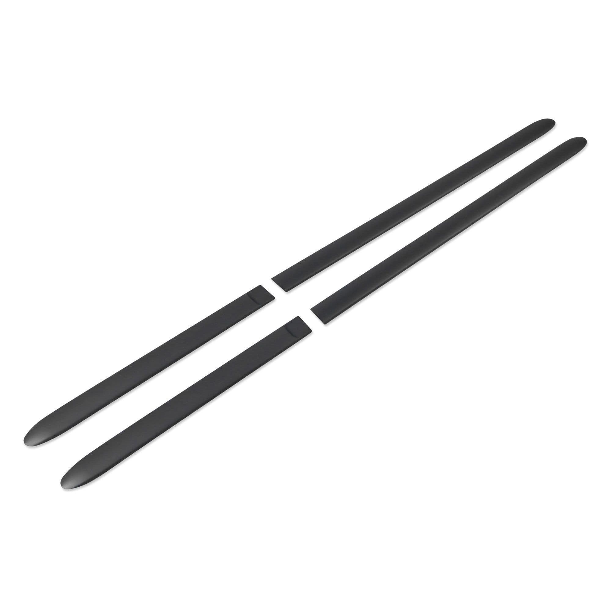 Side door trims — Black, Polyurethane composite PU, Matte