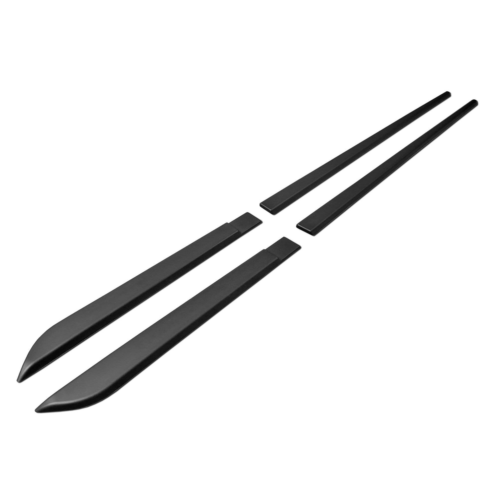 Side door trims — Black, Polyurethane composite PU, Matte