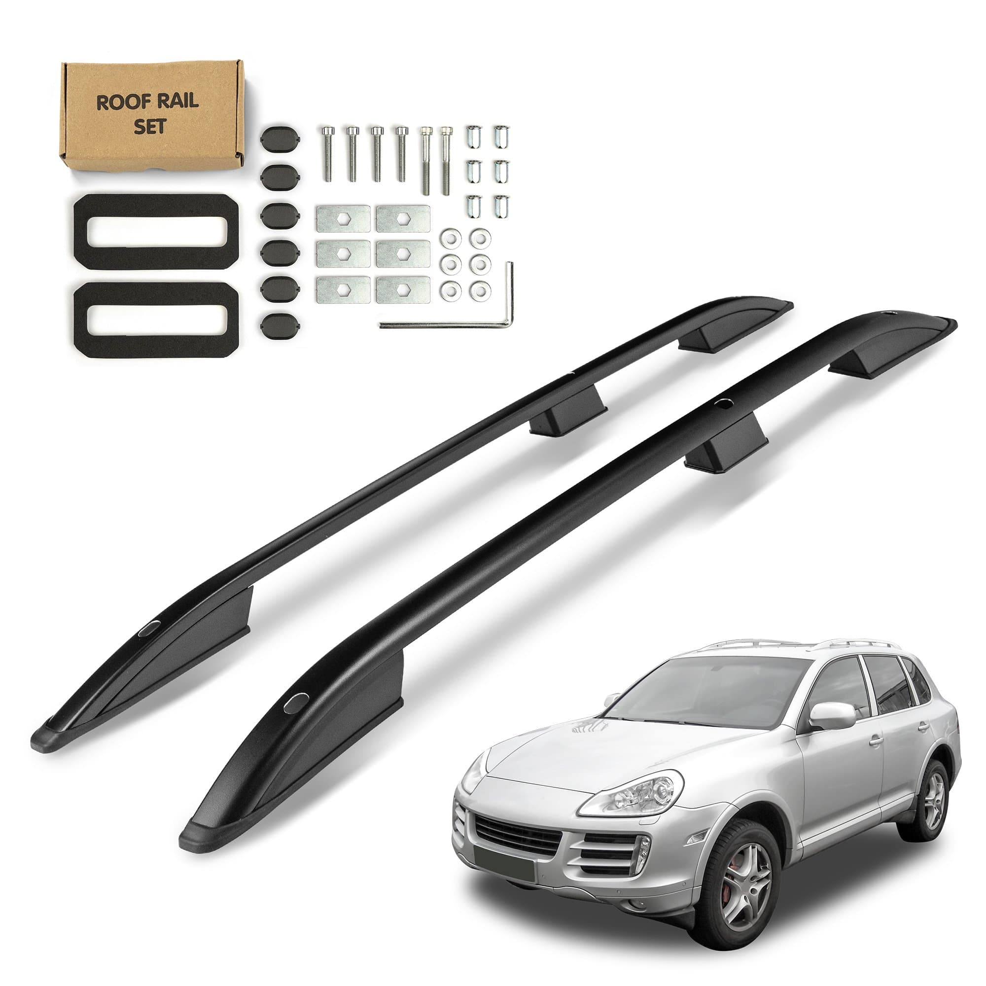 Roof rails SKYPORT — Black, Aluminum | Plastic, Painted