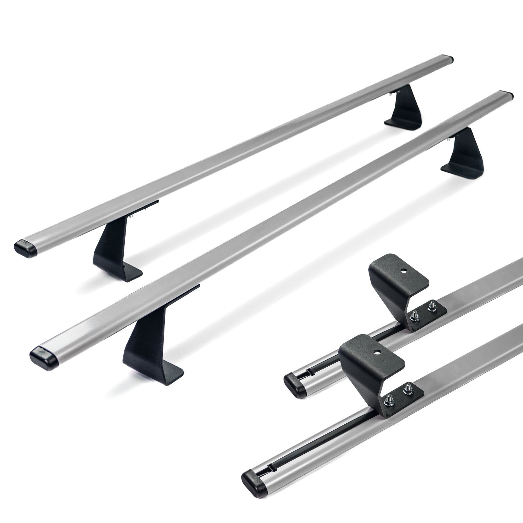 Bagażnik dachowy Heavy Duty — Srebrny, Stal, Malowane