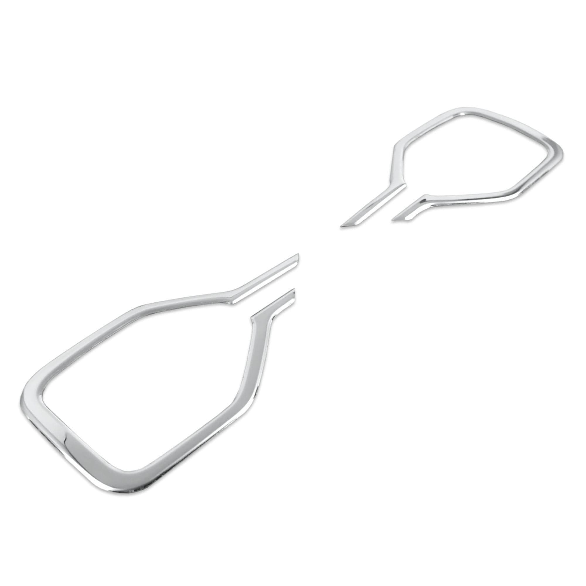 Fog light frames — Chrome, Stainless steel, Polished