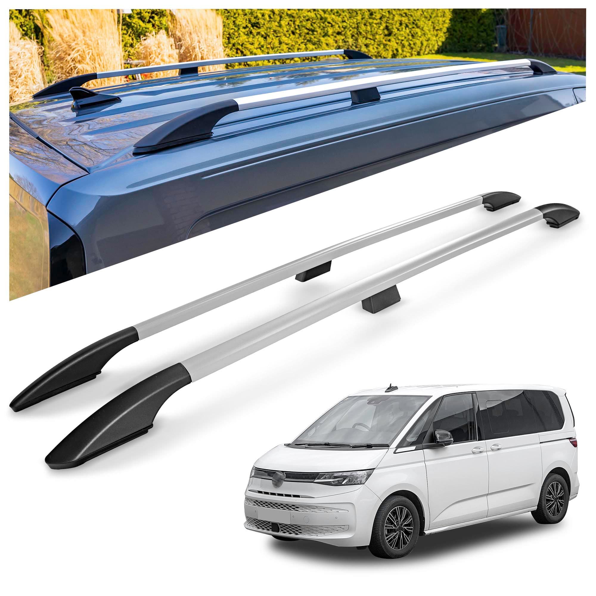 Roof rails Solid — Silver, Aluminum | Plastic, Matte