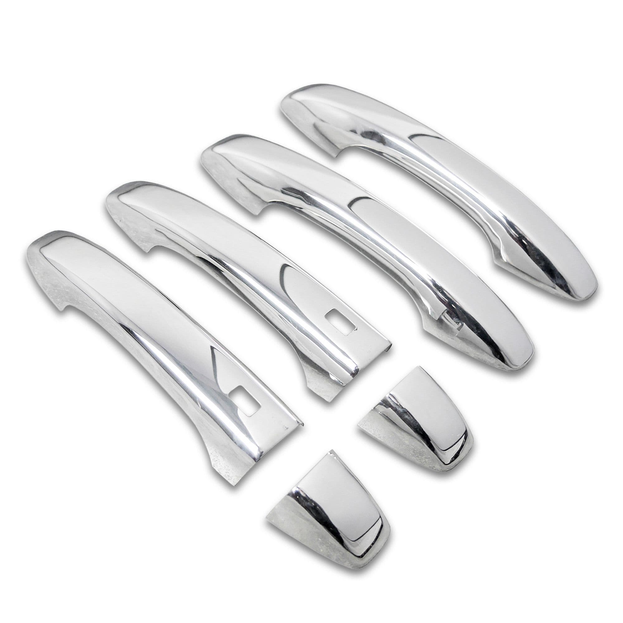 Handle covers — Chrome, Stainless steel, Polished