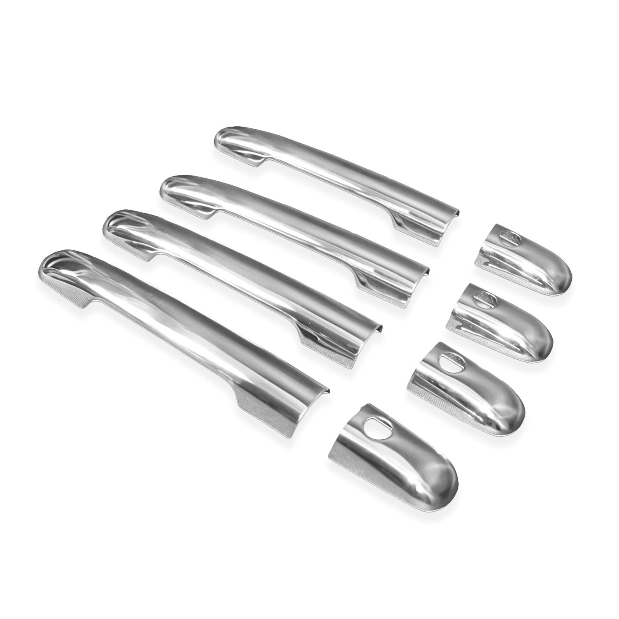 Handle covers — Chrome, Stainless steel, Polished