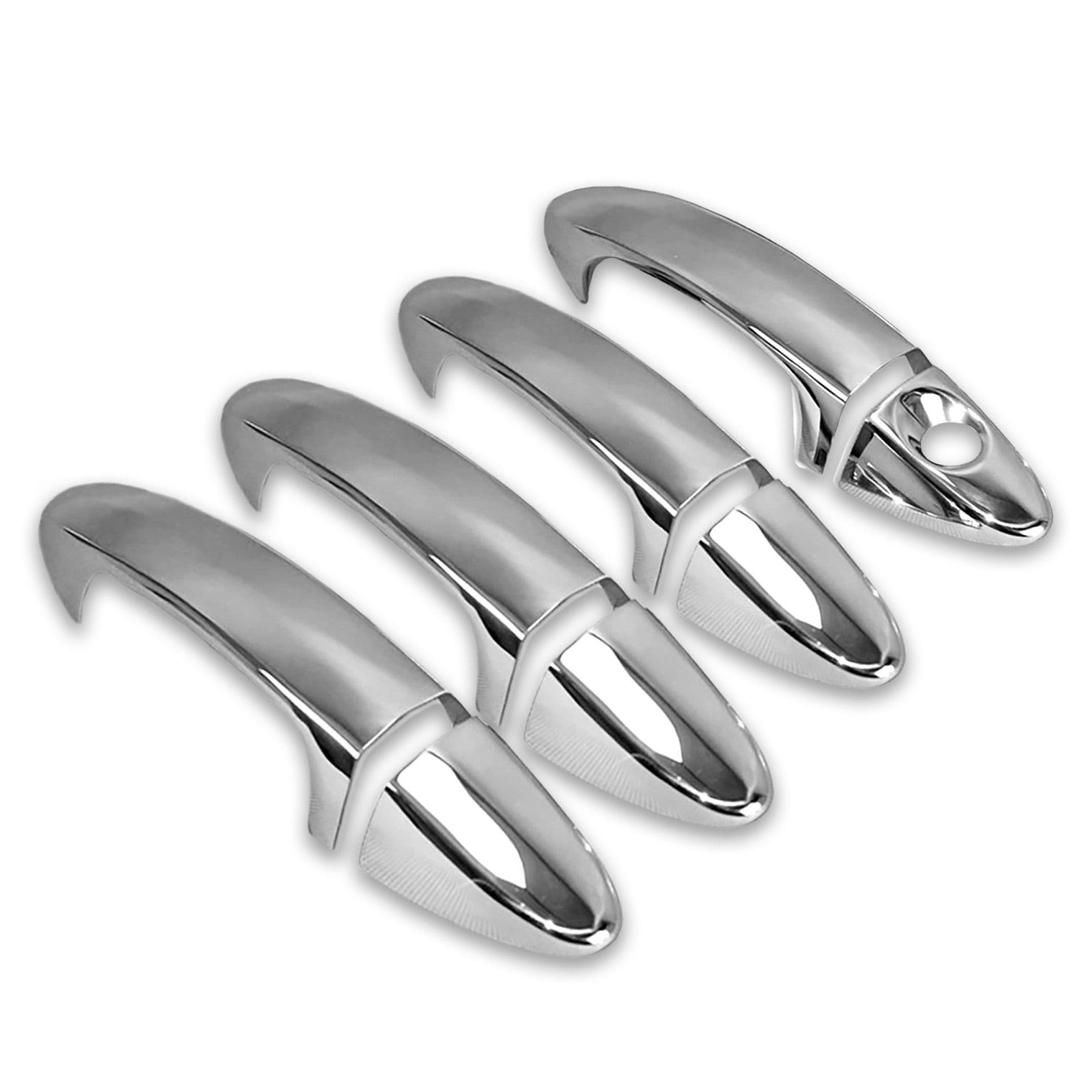 Handle covers — Chrome, Stainless steel, Polished