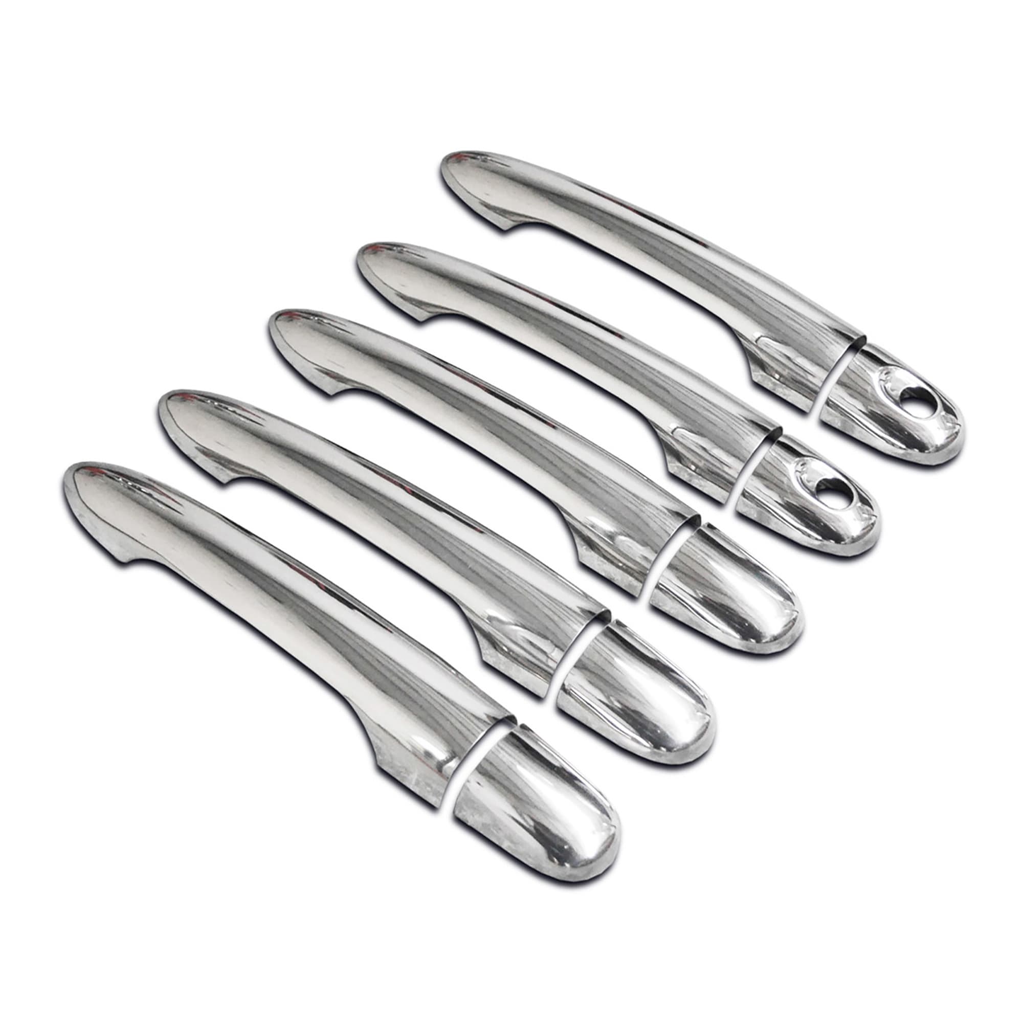 Handle covers — Chrome, Stainless steel, Polished