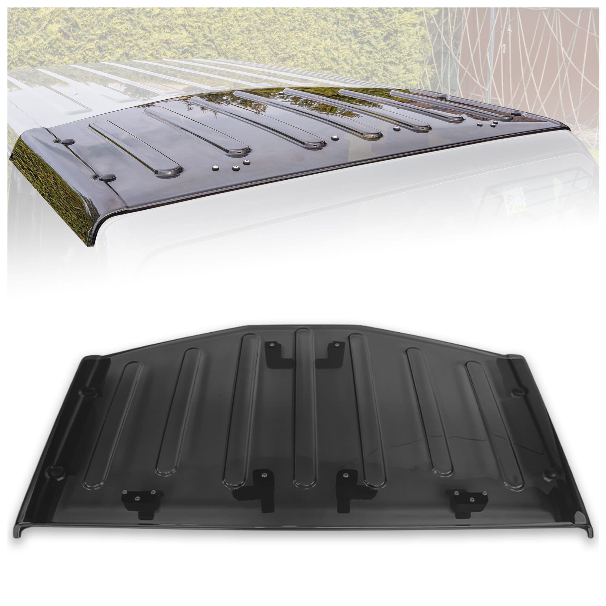 Panoramic roof Limited Edition — Translucent black smoked, Plastic, Shiny