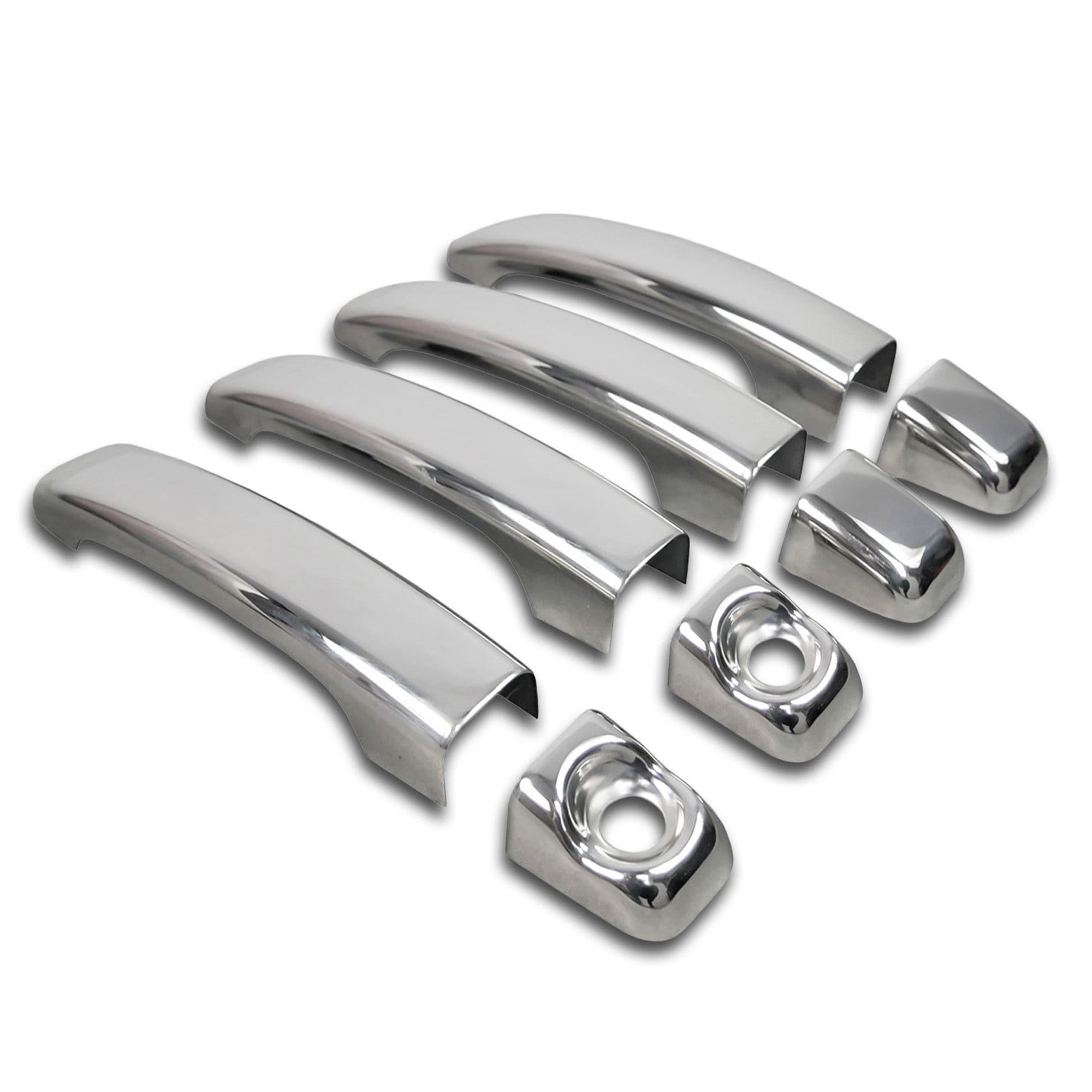 Handle covers — Chrome, Stainless steel, Polished