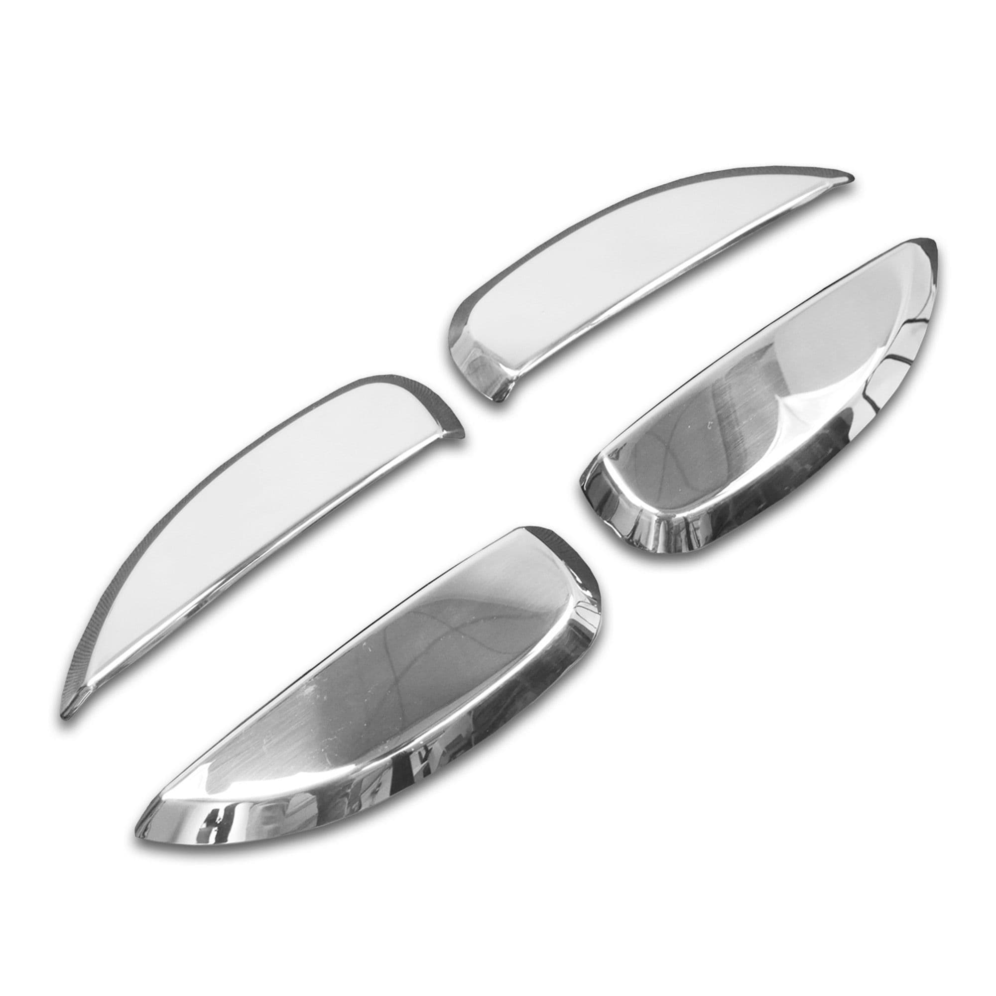 Handle covers — Chrome, Stainless steel, Polished