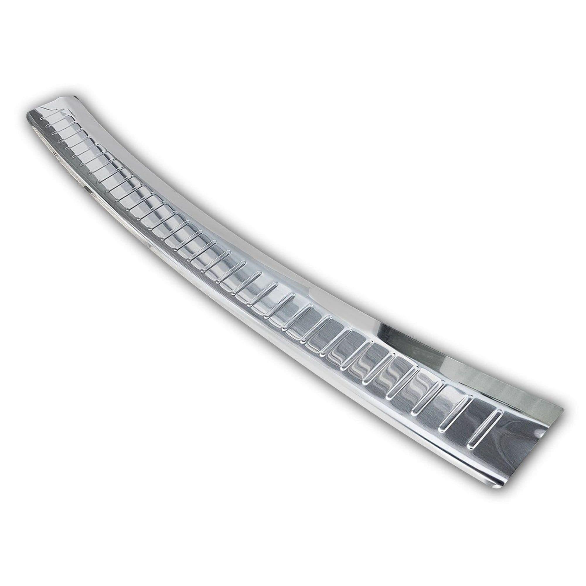 Rear bumper trim — Silver, Stainless steel, Brushed