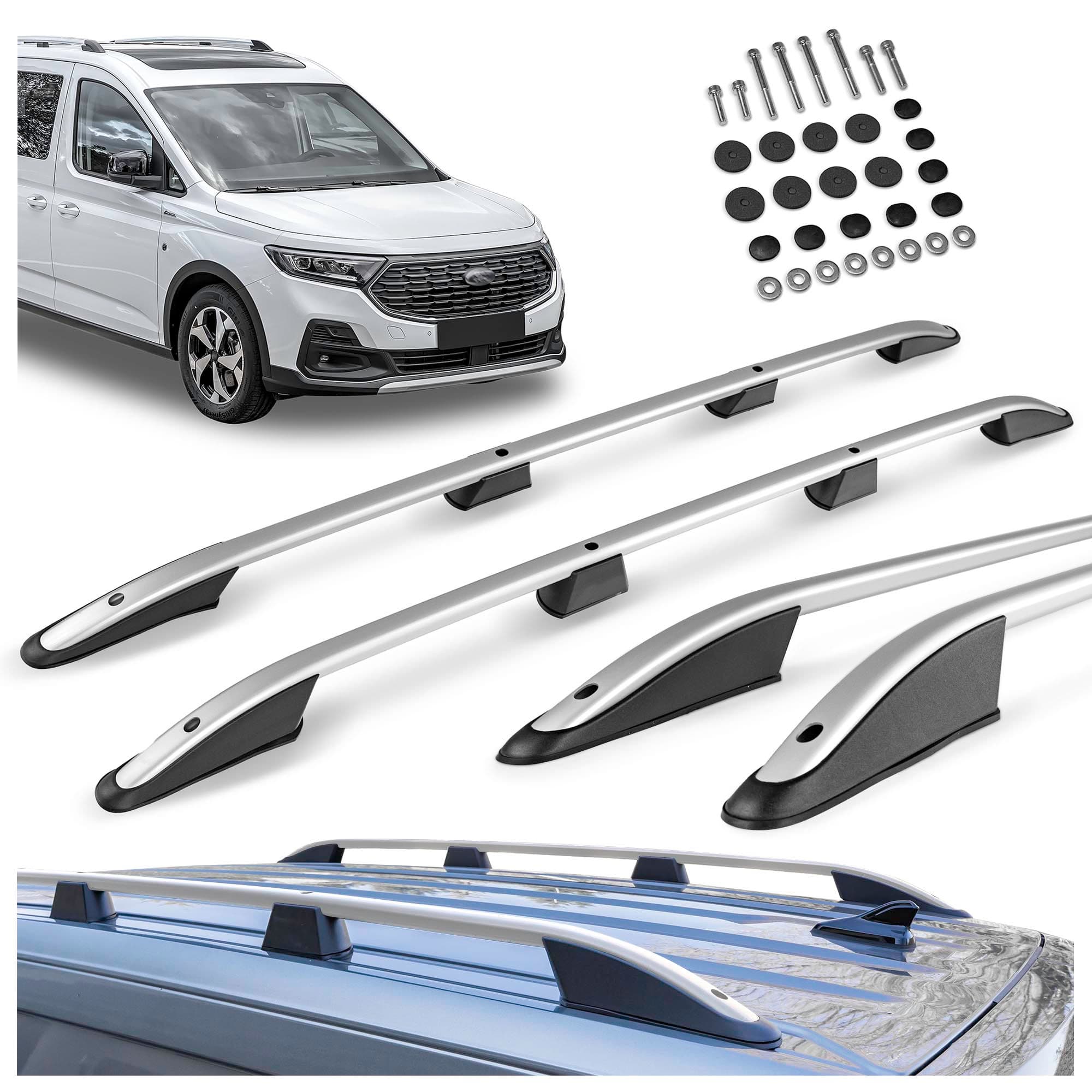 Roof rails Elegance — Silver, Aluminum | Plastic, Matte