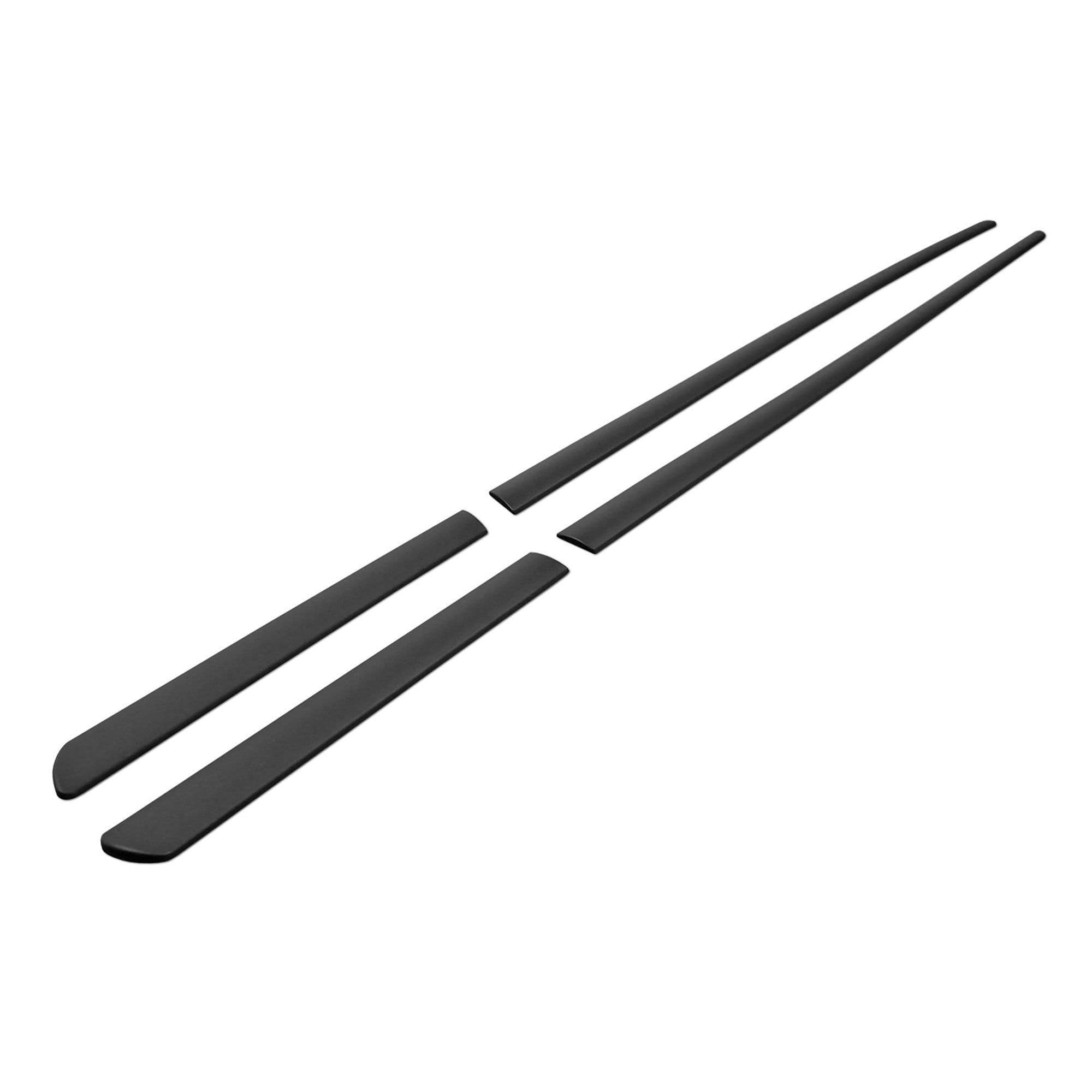 Side door trims — Black, Polyurethane composite PU, Matte