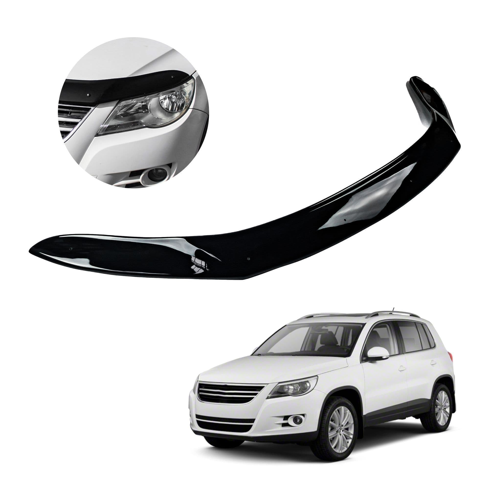 Bonnet guard — Black, ABS plastic, Shiny
