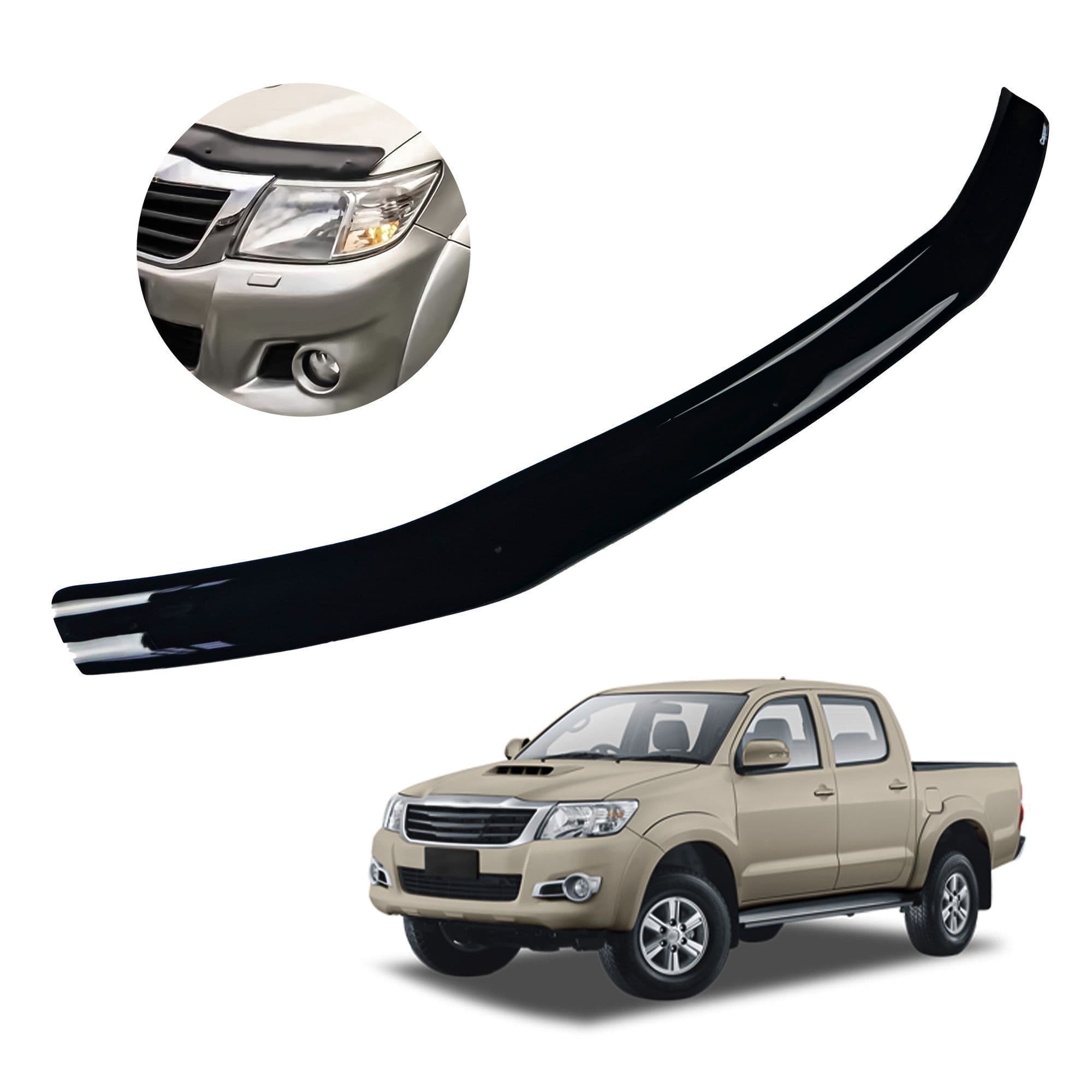 Bonnet guard — Black, ABS plastic, Shiny