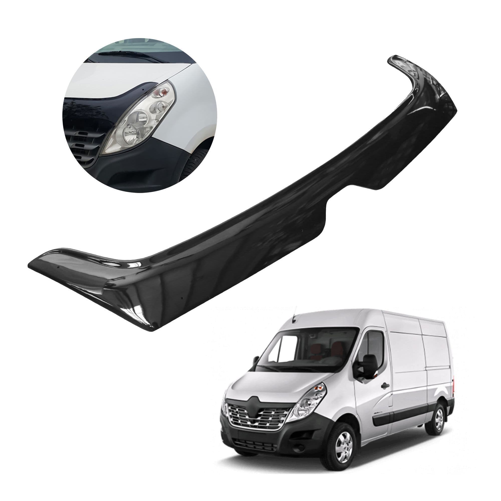 Bonnet guard — Black, ABS plastic, Shiny