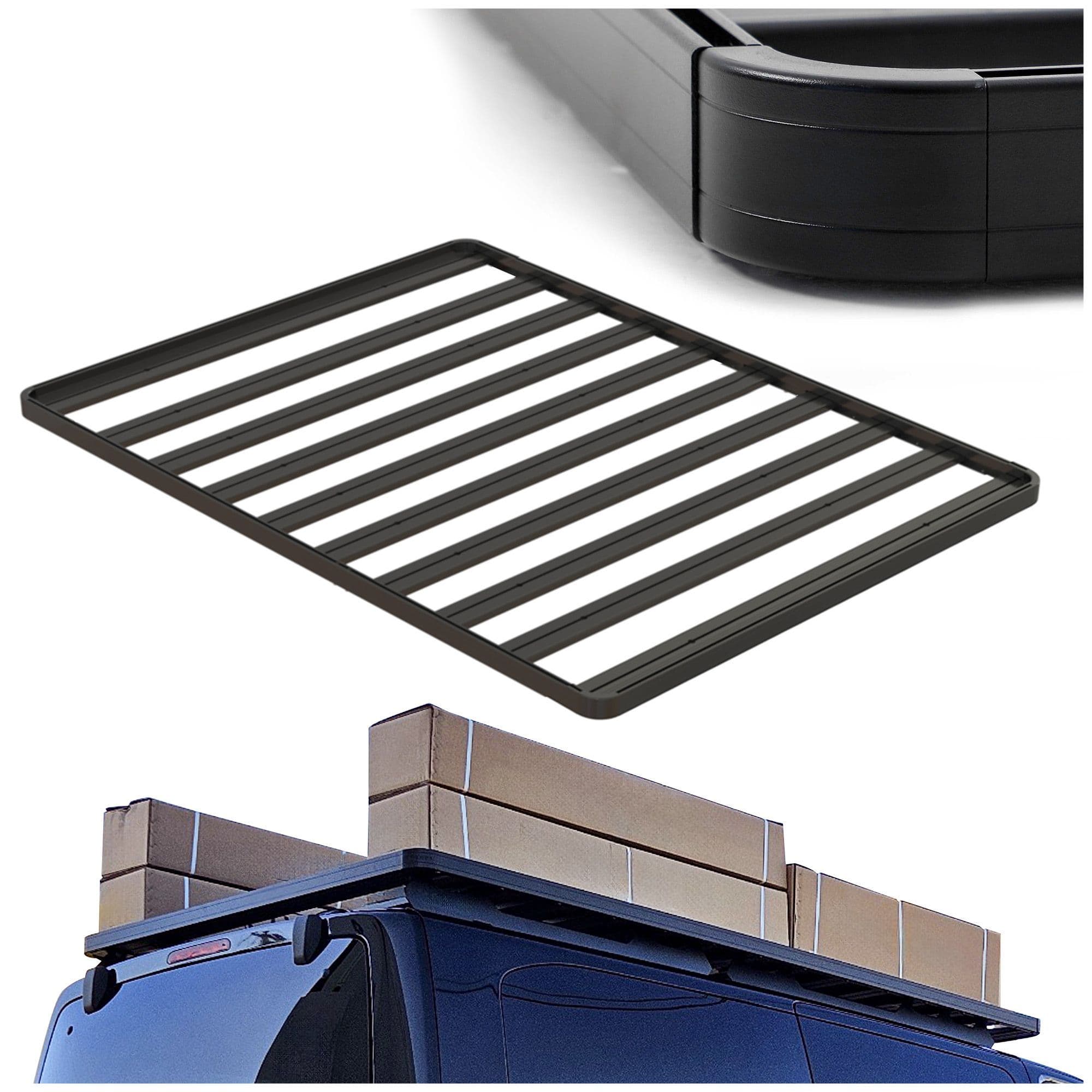 Roof platform T40 — Black, Aluminium | Steel, Powder-coated