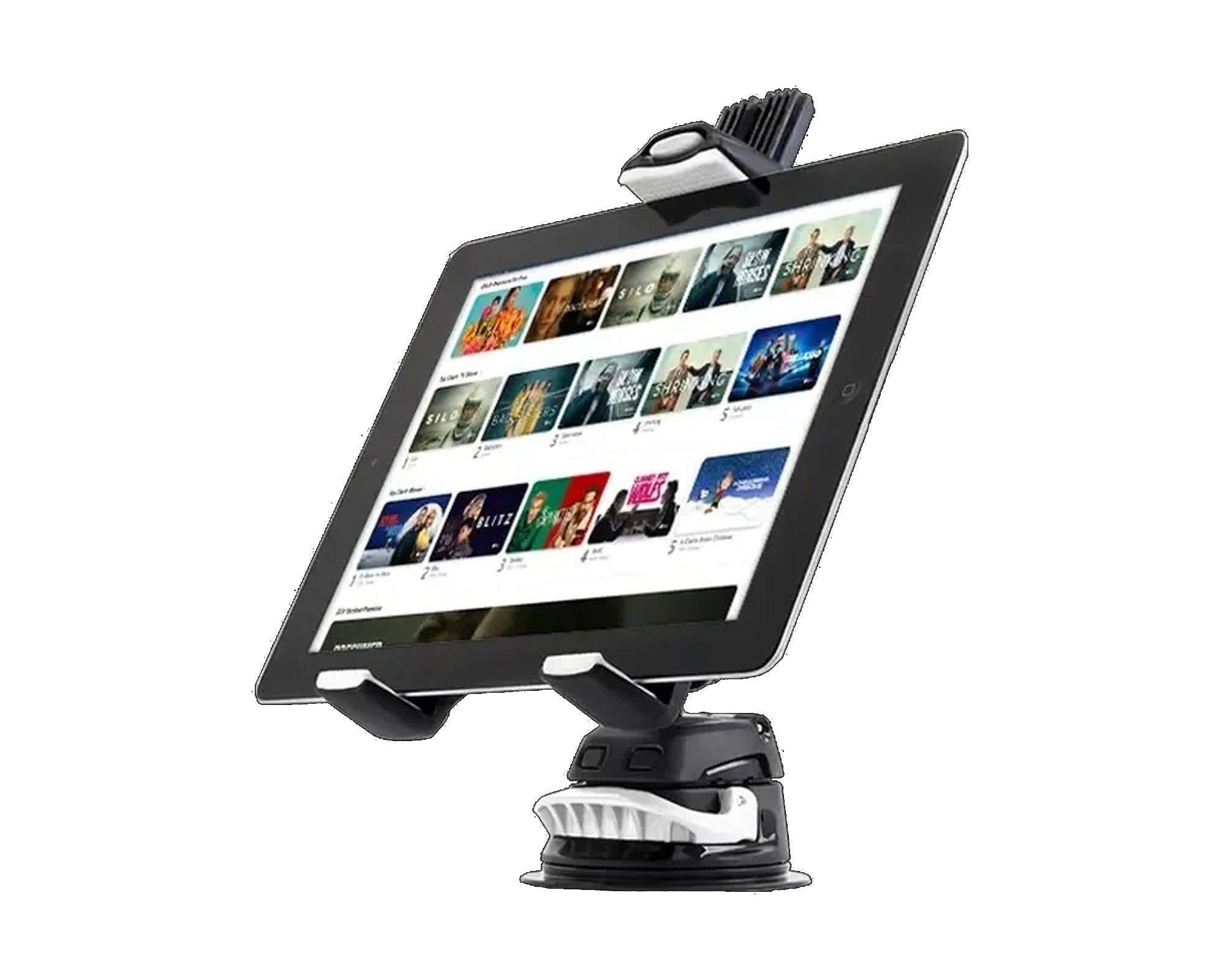 Mounting kit for tablet with multi-position adapter with suction cup ROKK Mini — Black, Aluminum | Plastic, Matte