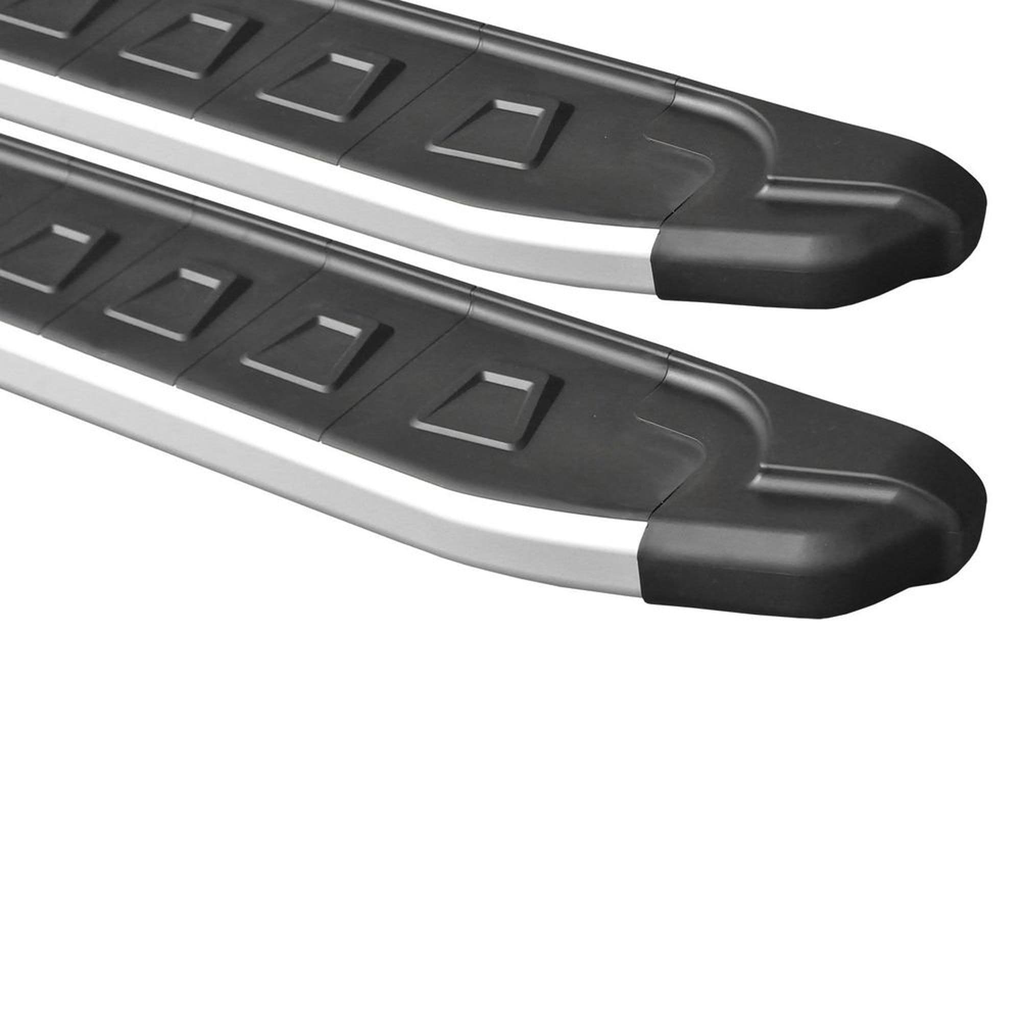 Side steps NS001 — Black | Silver, Aluminum | Plastic, Non-slip