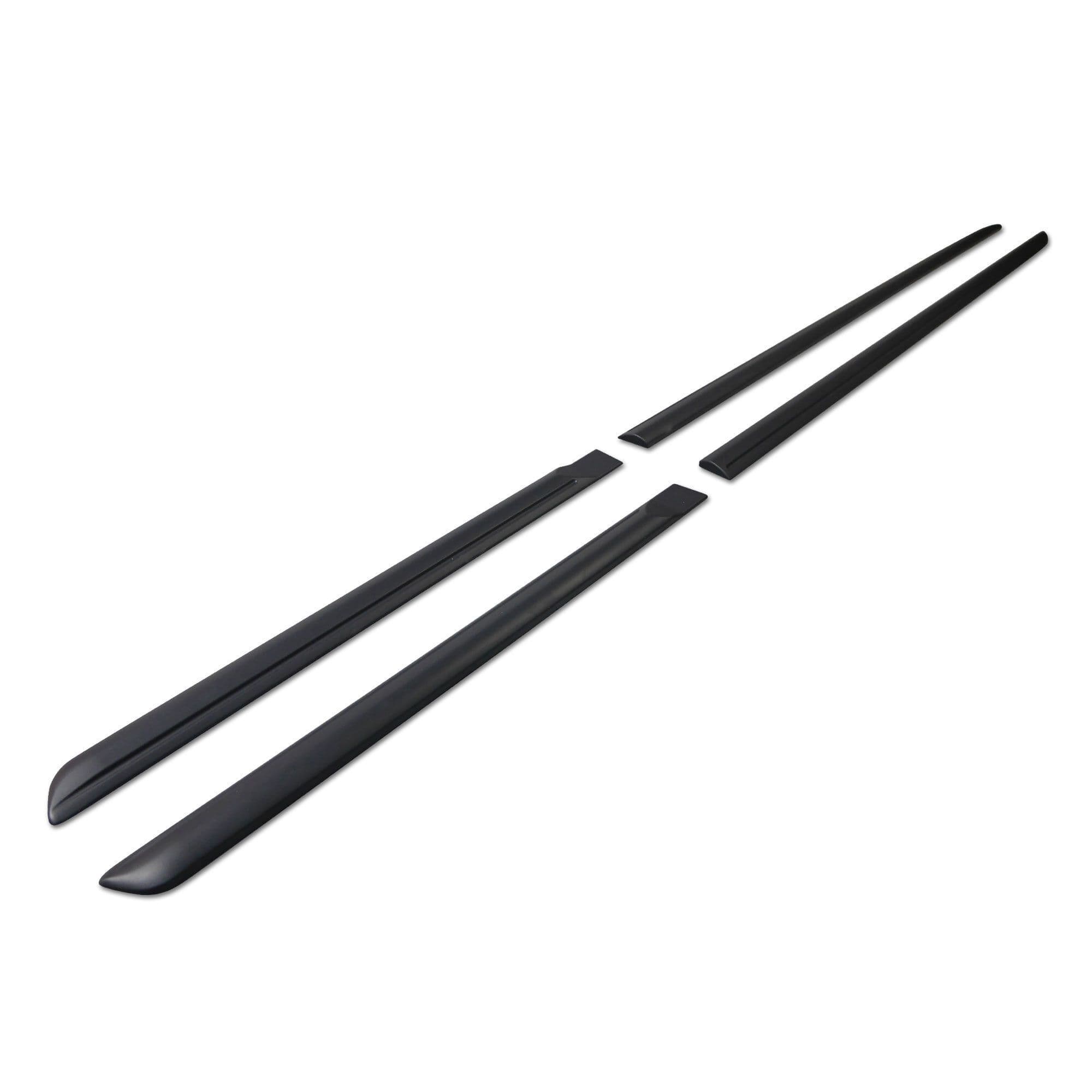 Side door trims — Black, Polyurethane composite PU, Matte