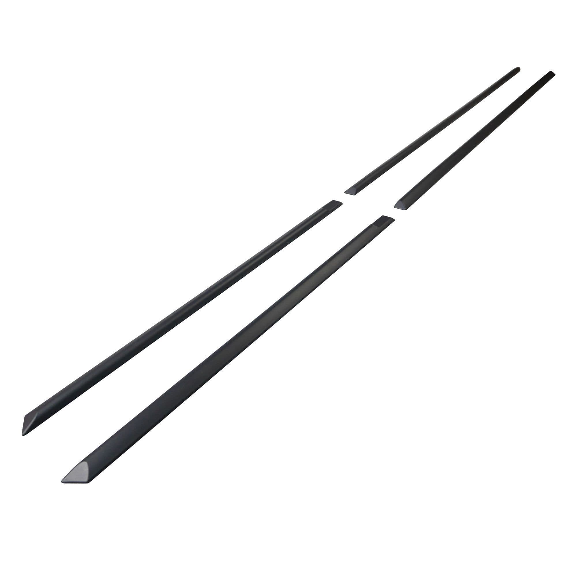 Side door trims — Black, Polyurethane composite PU, Matte
