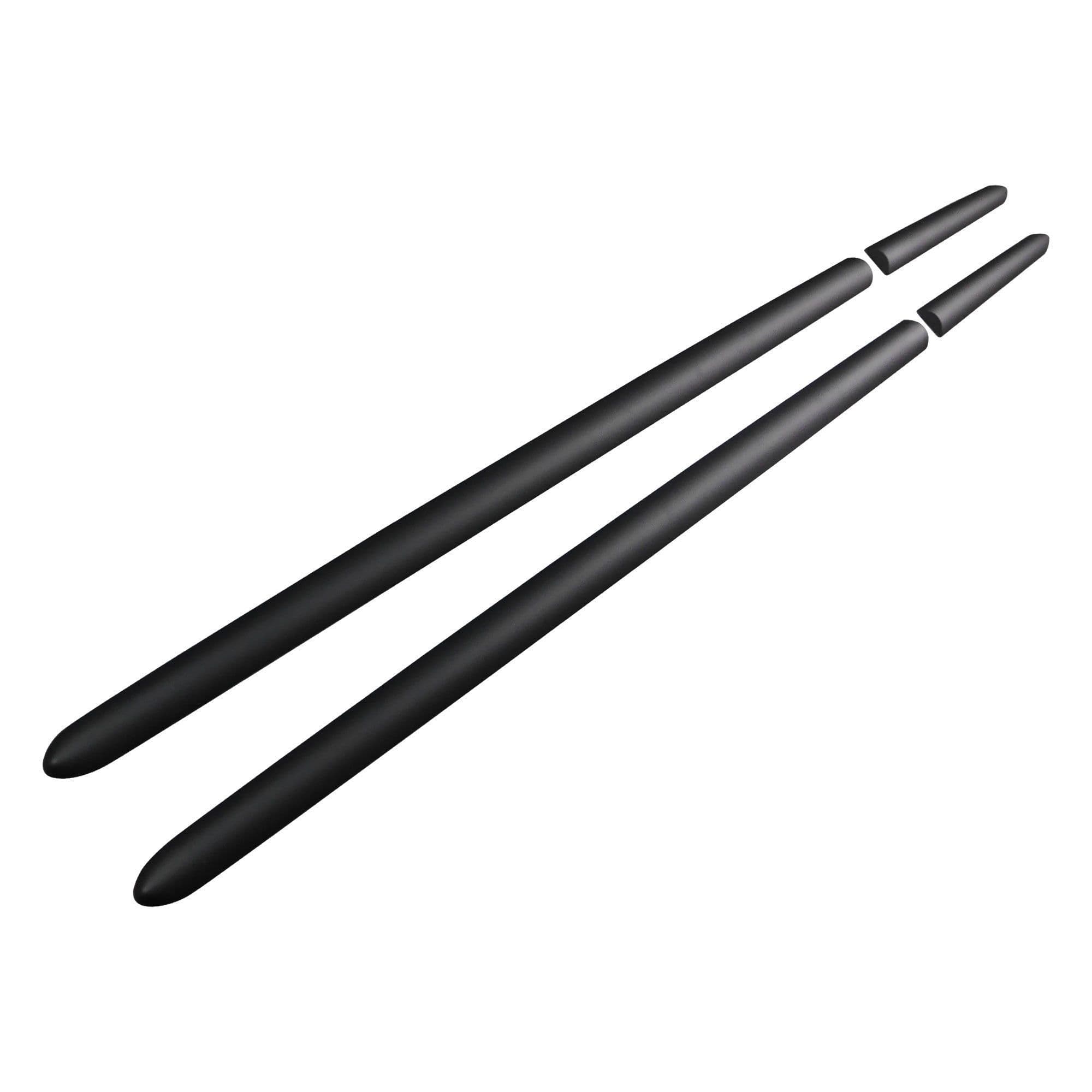 Side door trims — Black, Polyurethane composite PU, Matte