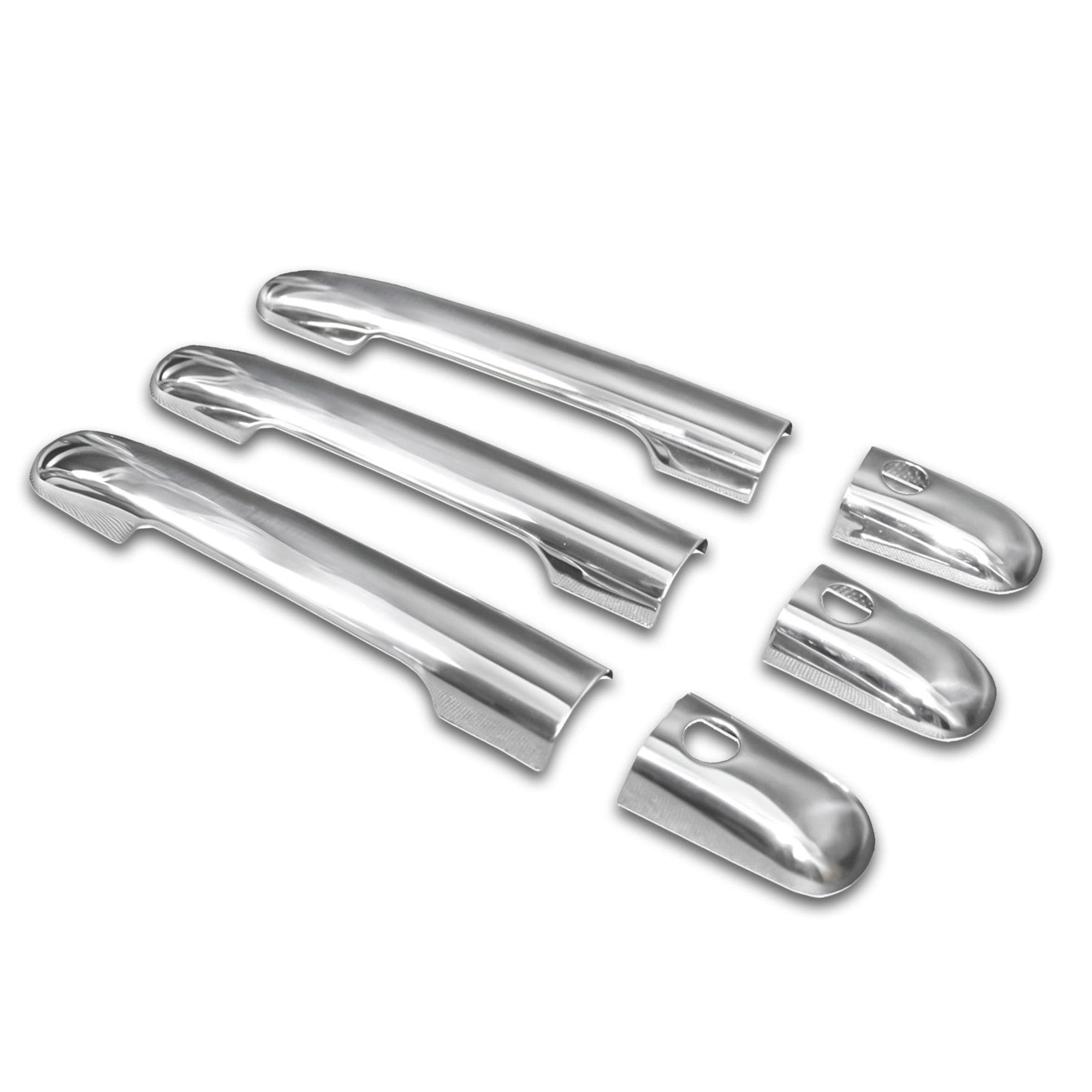 Handle covers — Chrome, Stainless steel, Polished