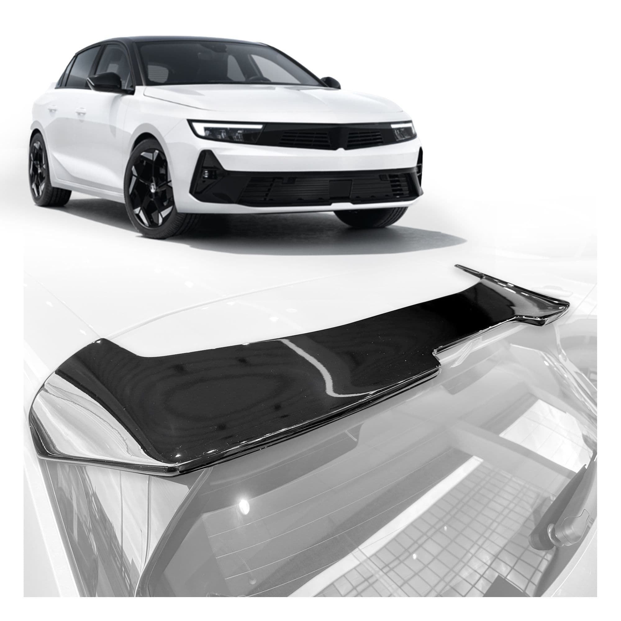 Roof spoiler — Polyurethane, For painting