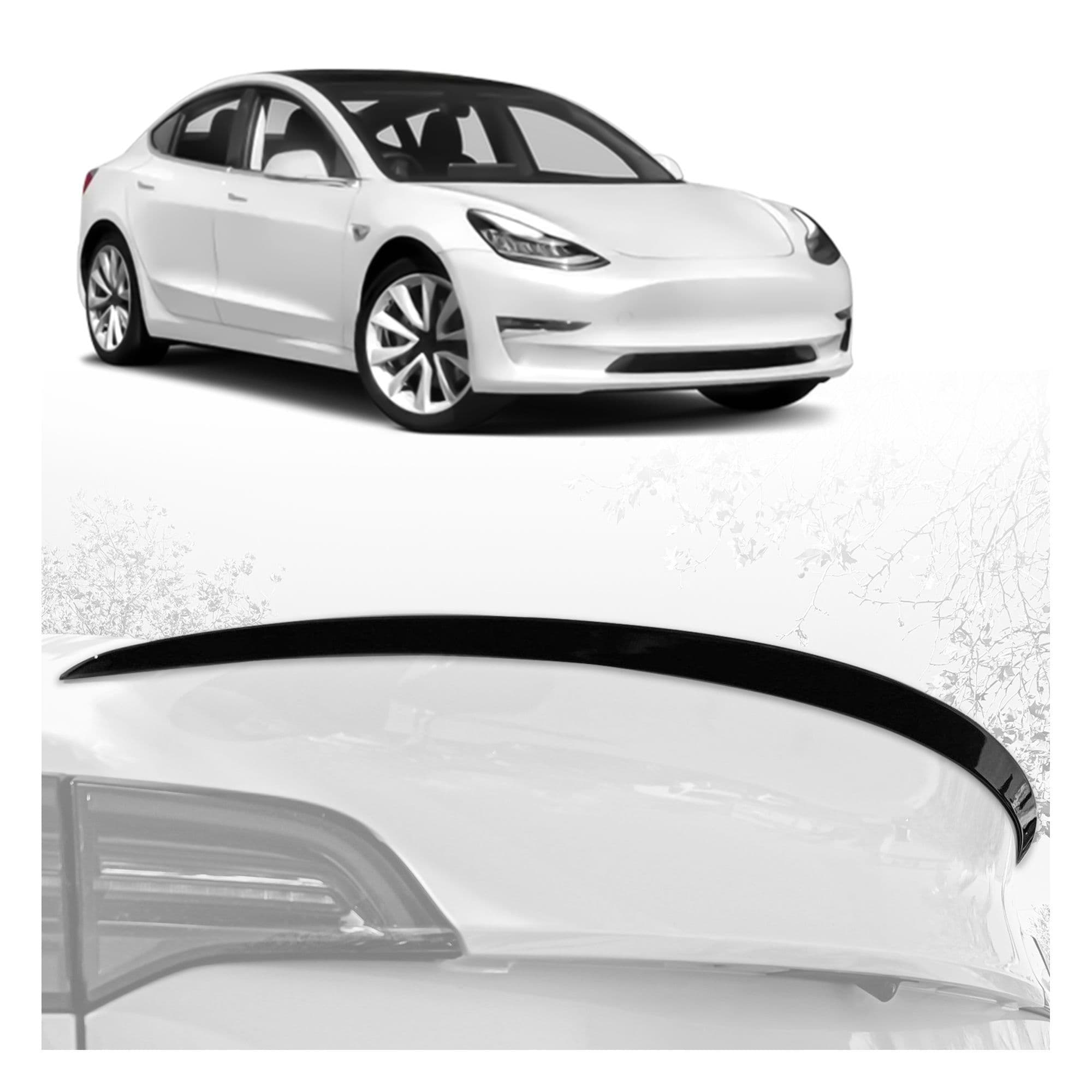 Rear tailgate wing / spoiler — Polyurethane, For painting