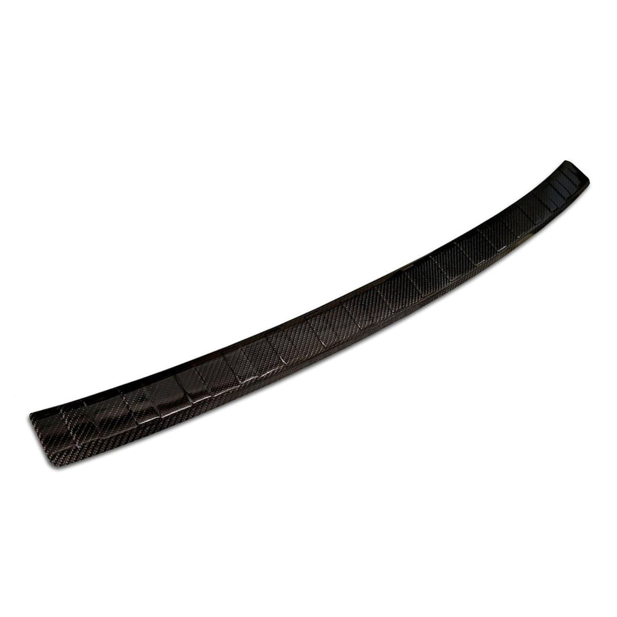 Rear bumper trim — Black, Carbon fiber, Shiny