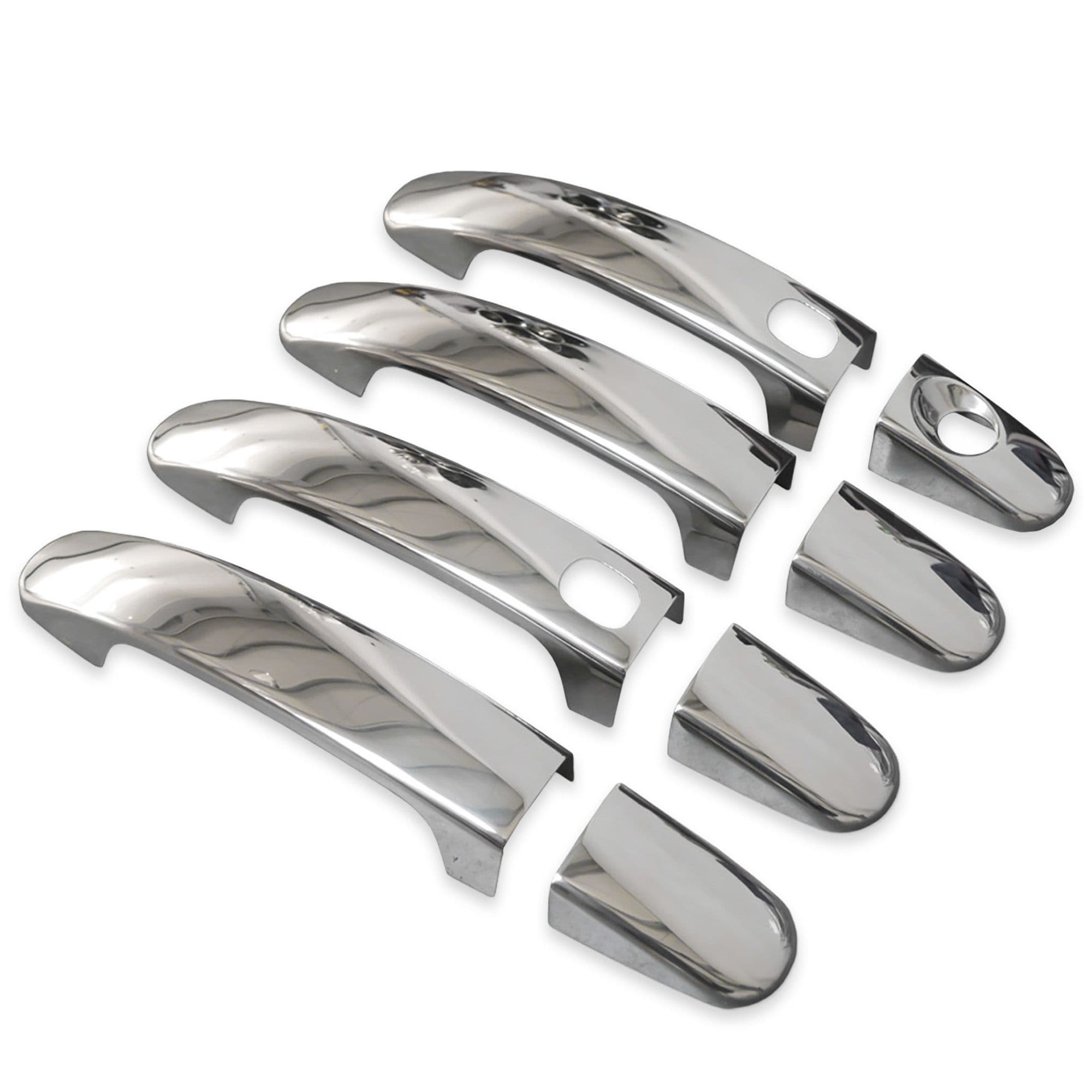 Handle covers — Chrome, Stainless steel, Polished