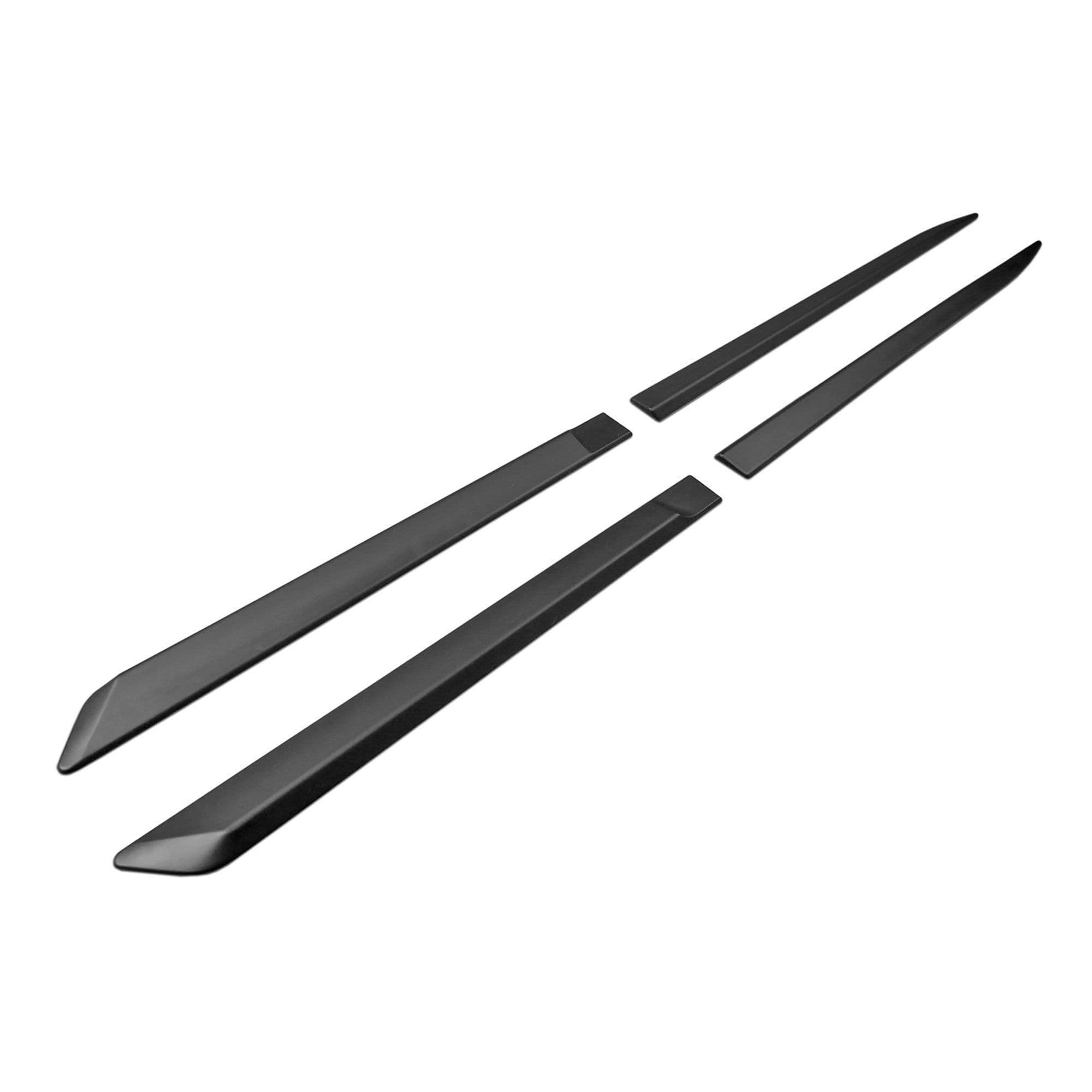 Side door trims — Black, Polyurethane composite PU, Matte