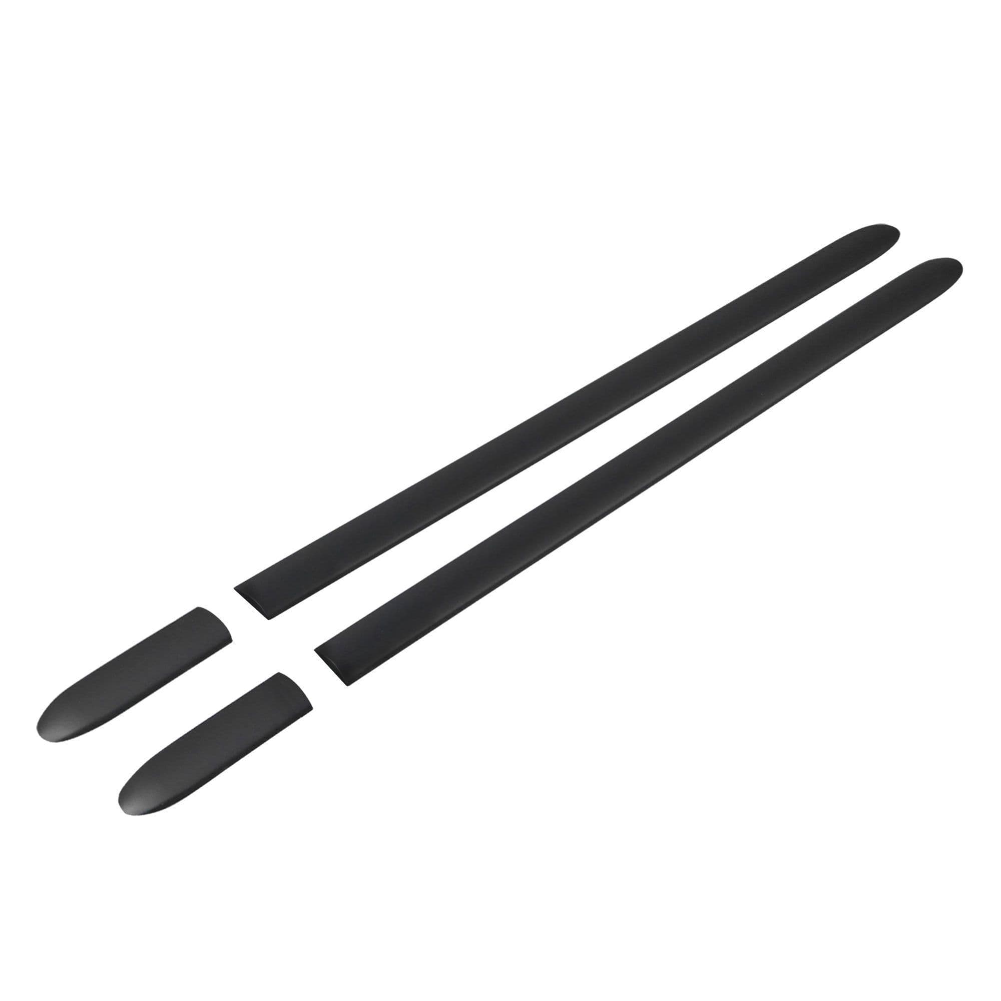 Side door trims — Black, Polyurethane composite PU, Matte