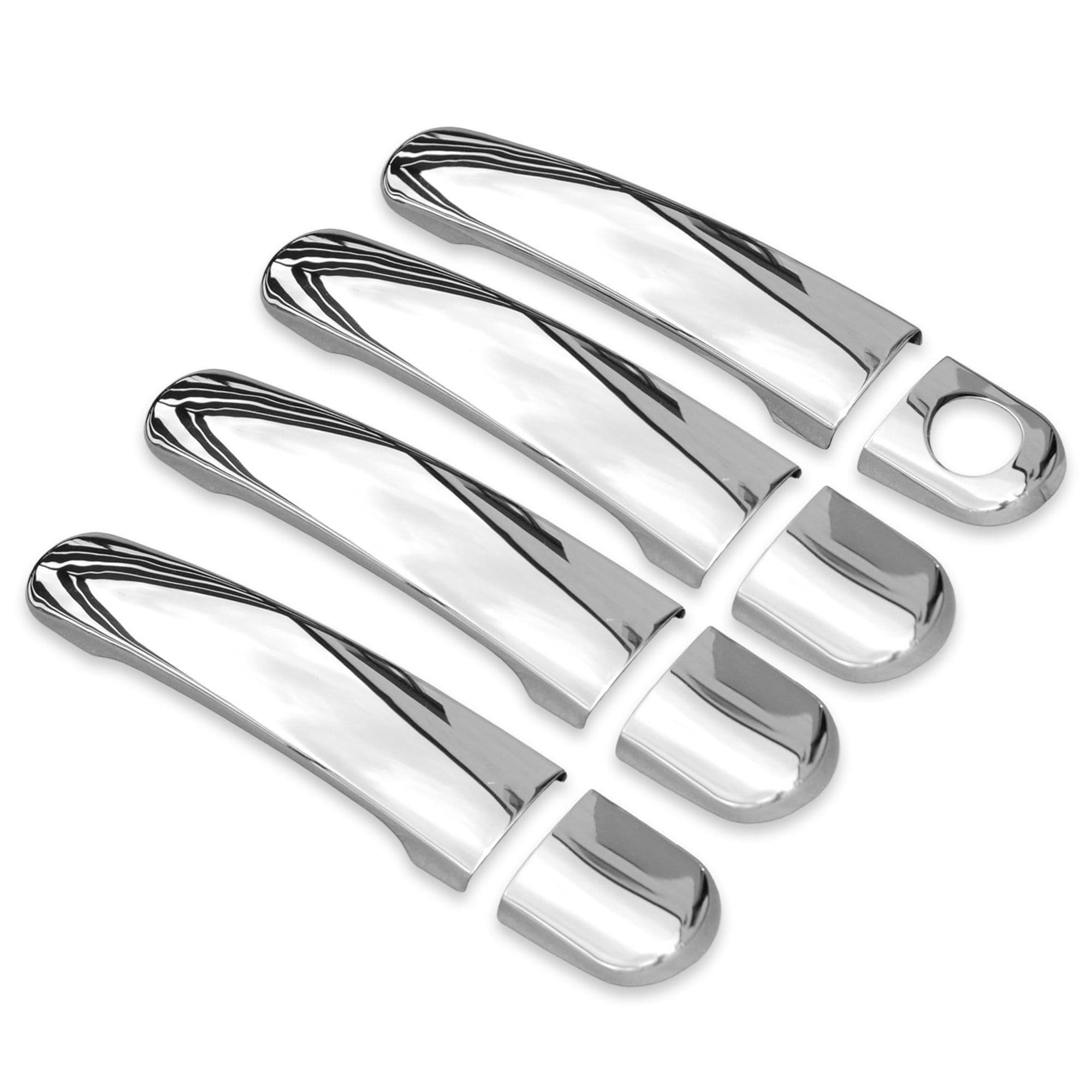 Handle covers — Chrome, Stainless steel, Polished