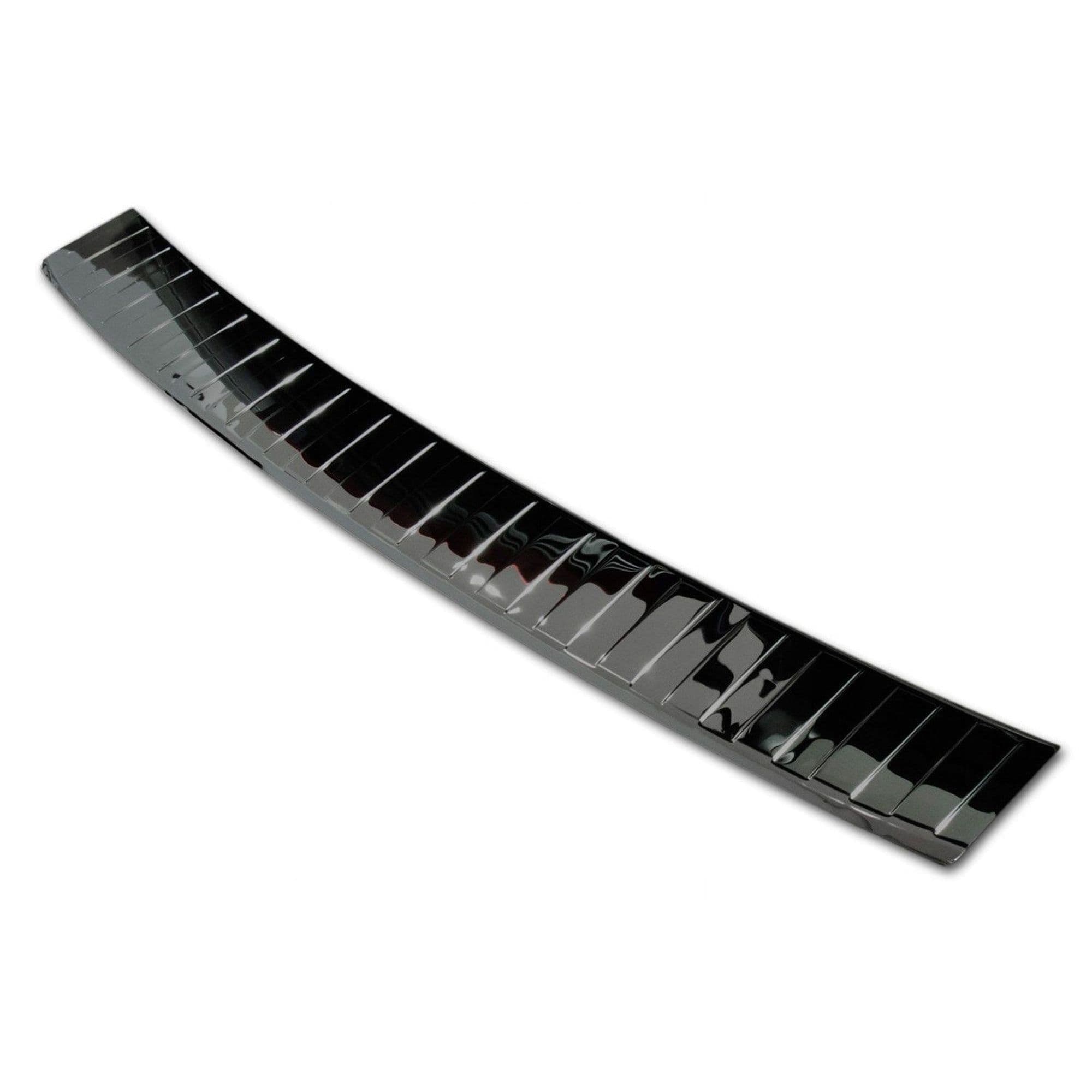 Rear bumper trim — Black chrome, Stainless steel, Polished