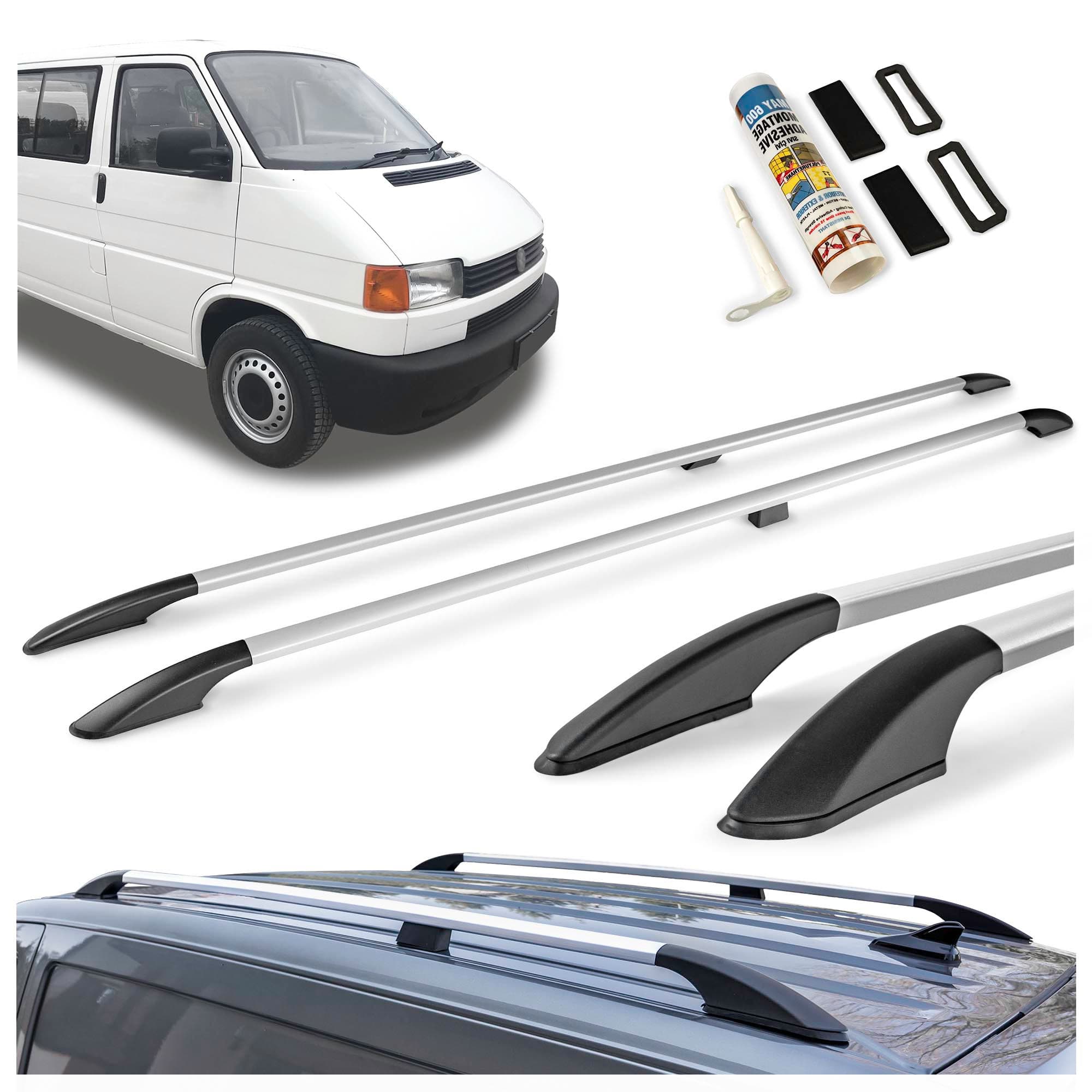 Roof rails — Silver, Aluminum | Plastic, Matte