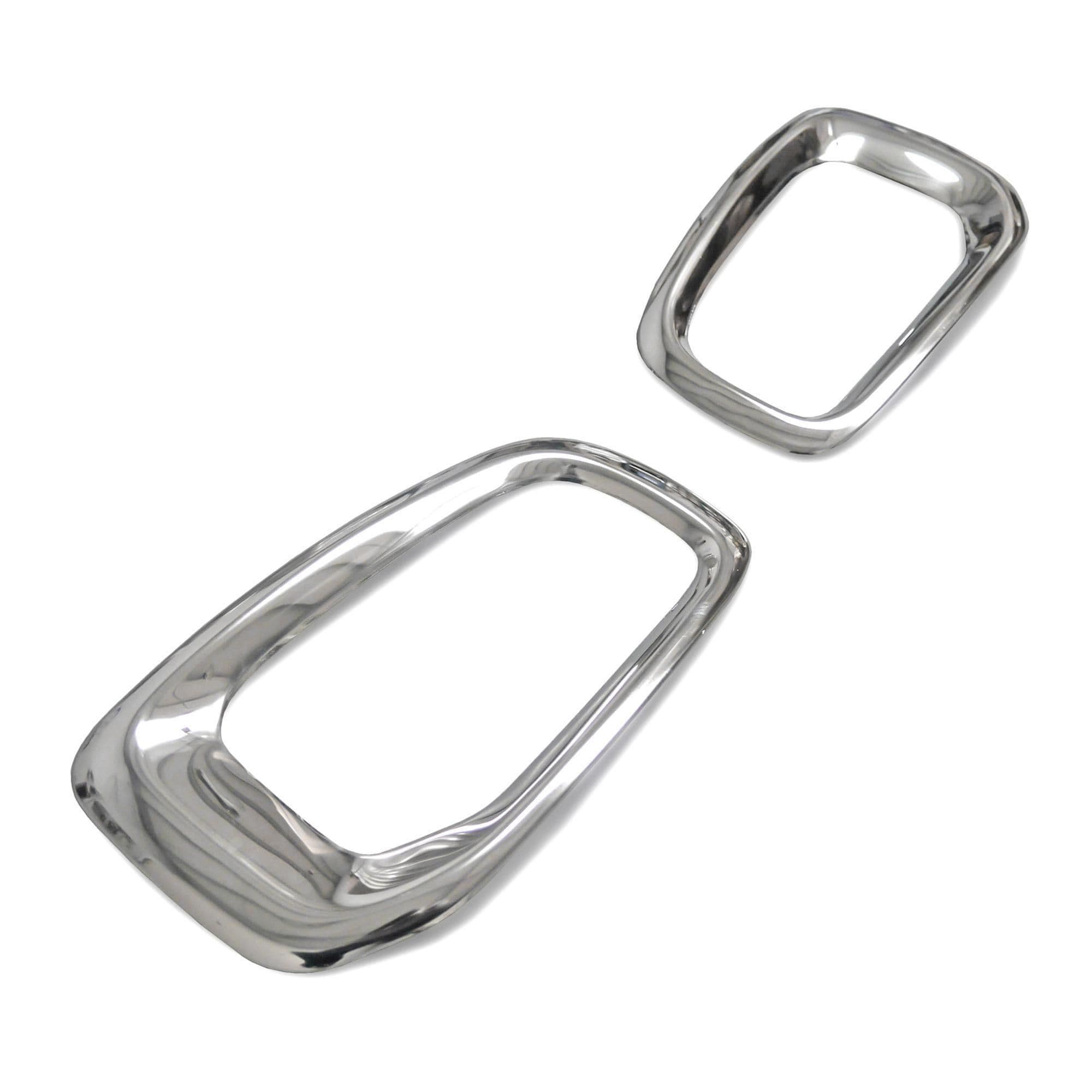Fog light frames — Chrome, Stainless steel, Polished